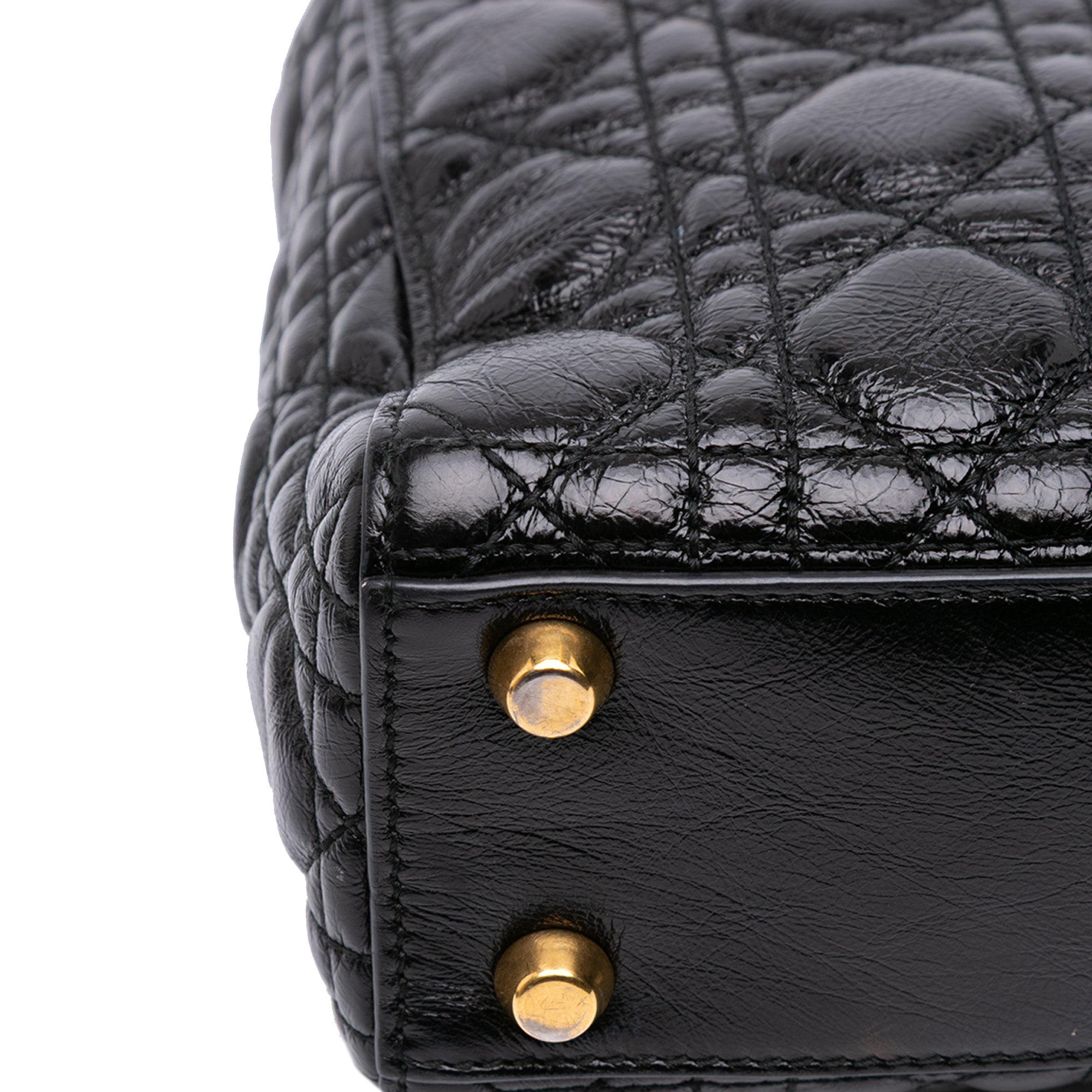 Dior Small Crinkled Patent Cannage My ABCDior Lady Dior - image 6