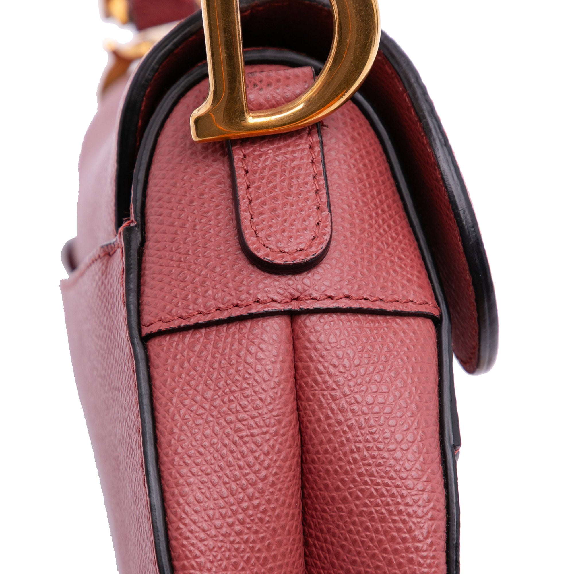 Dior Mini Grained Calfskin Saddle Bag - image 8