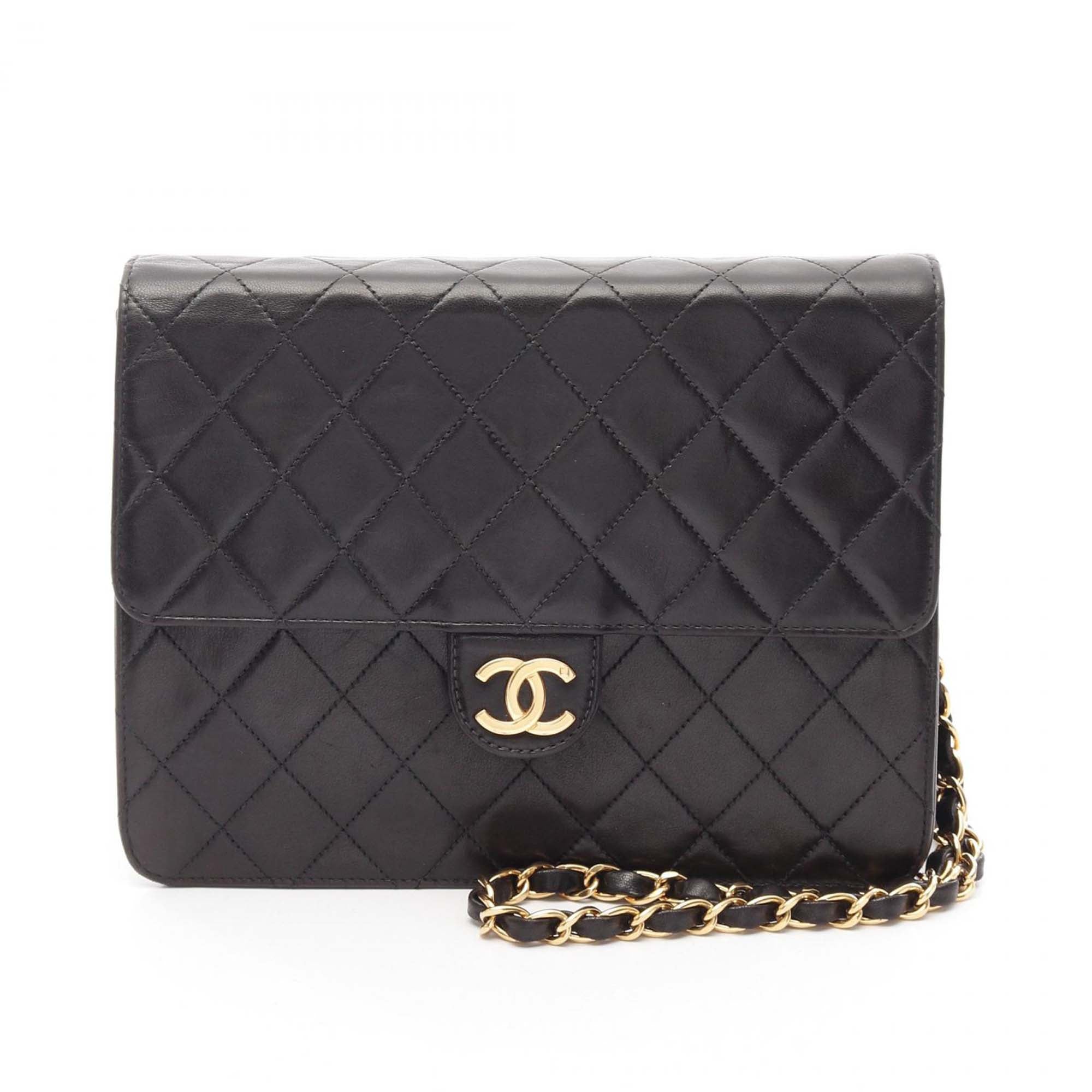 Chanel CC Quilted Lambskin Single Flap - image 1