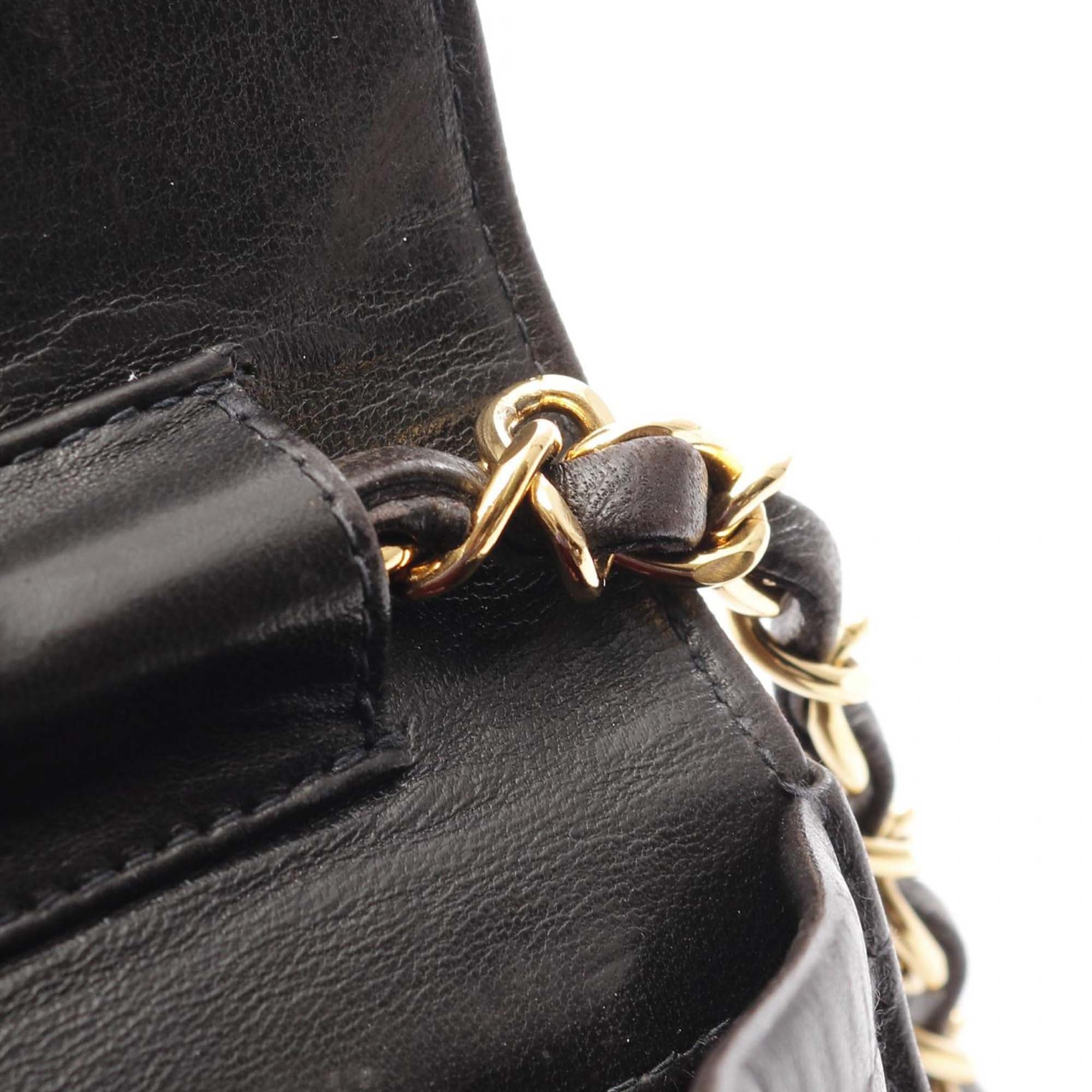 Chanel CC Quilted Lambskin Single Flap - image 10