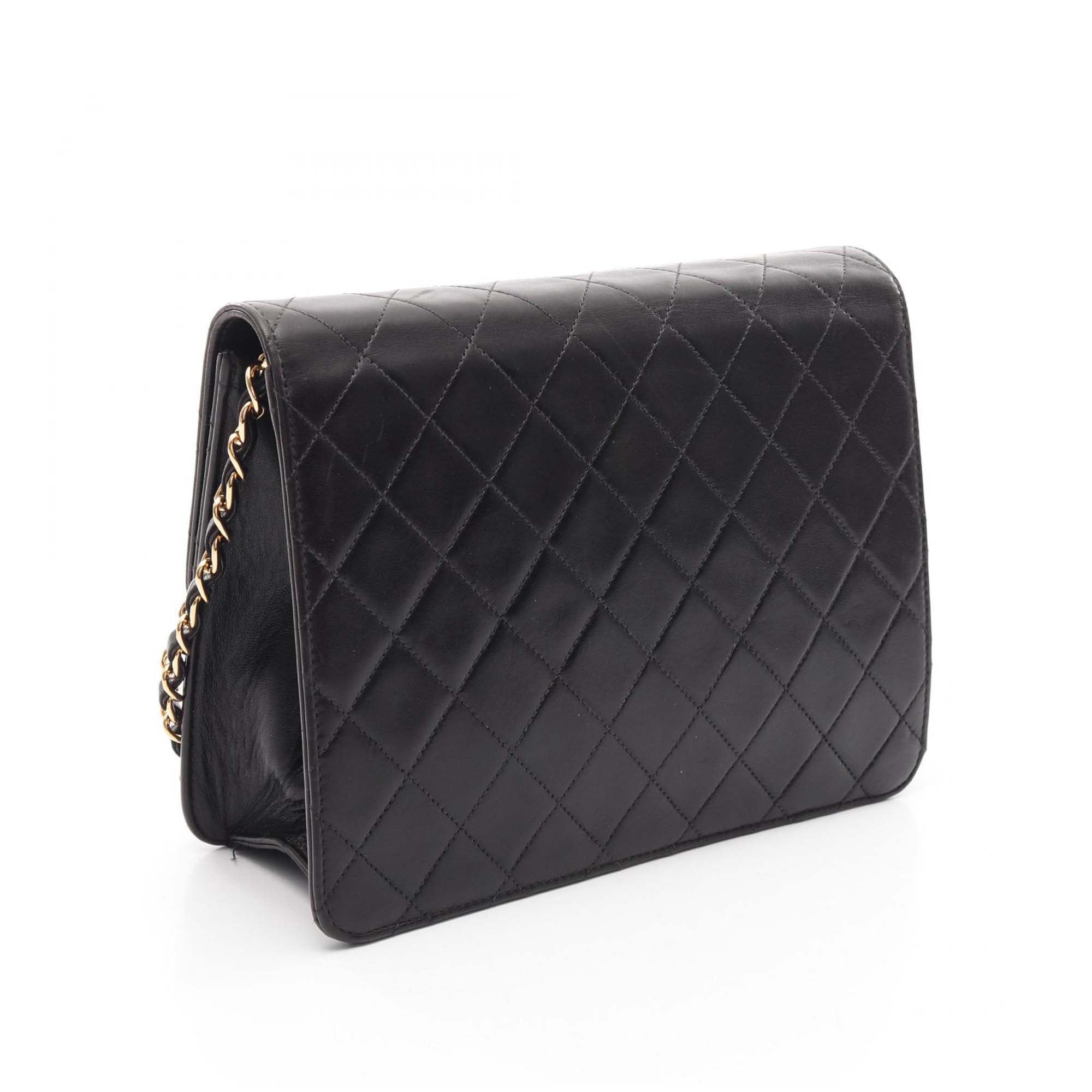 Chanel CC Quilted Lambskin Single Flap - image 2