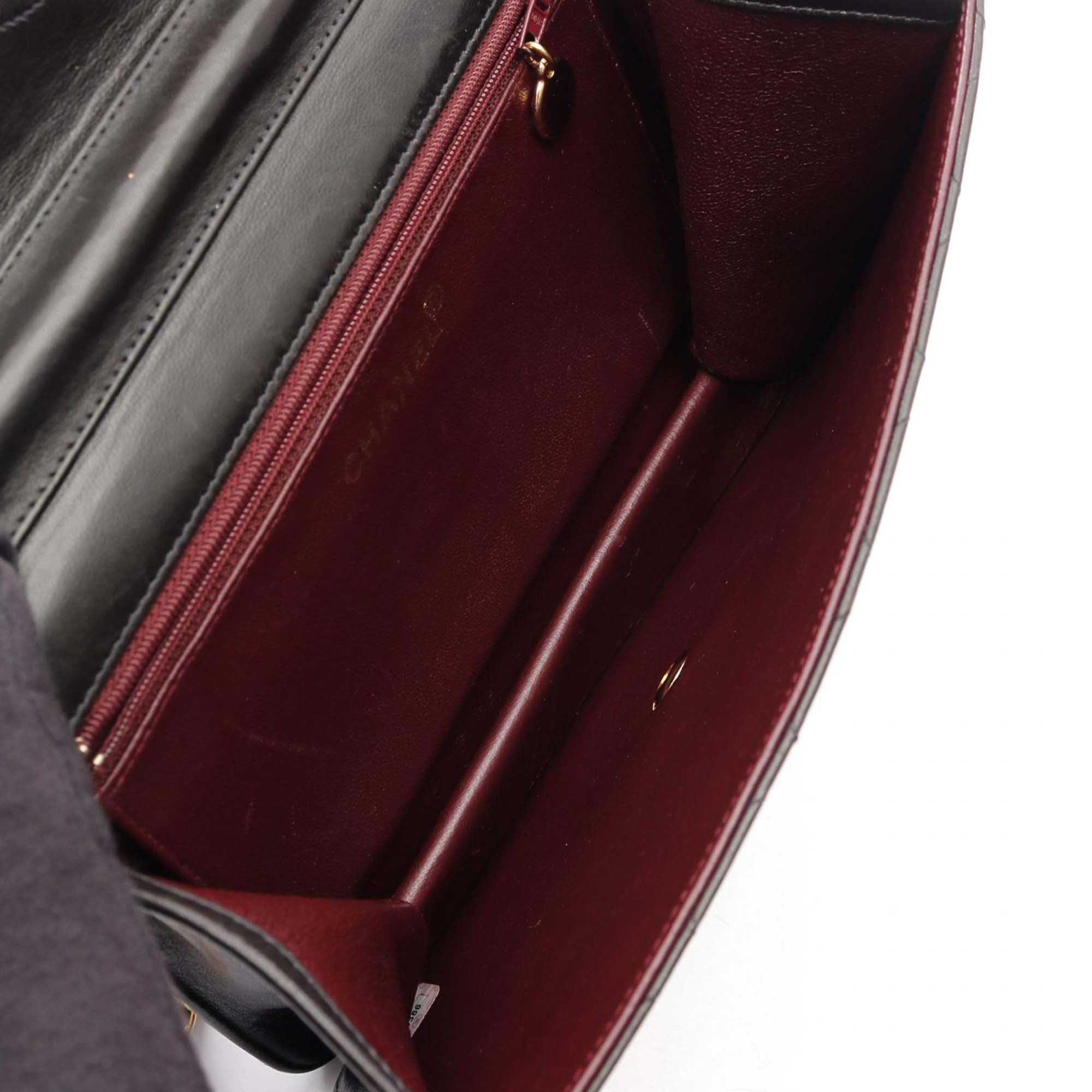 Chanel CC Quilted Lambskin Single Flap - image 3