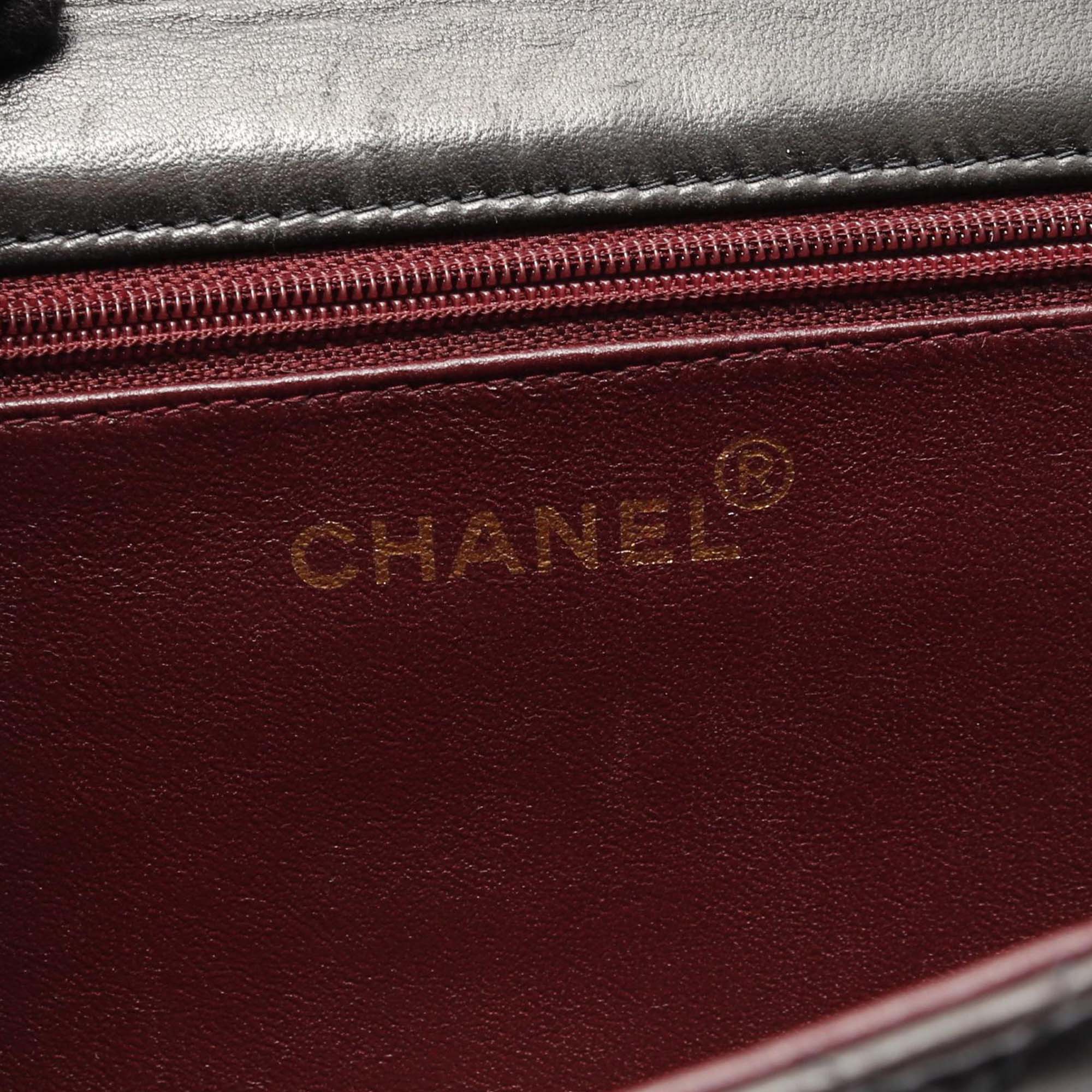Chanel CC Quilted Lambskin Single Flap - image 4