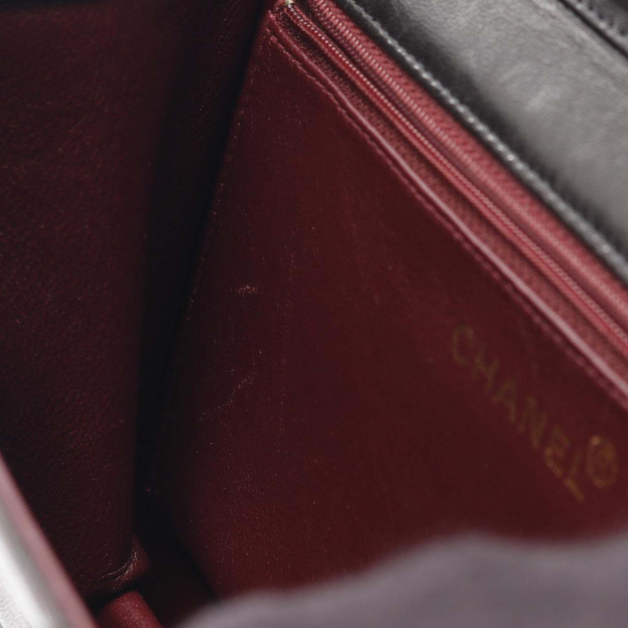 Chanel CC Quilted Lambskin Single Flap - image 5