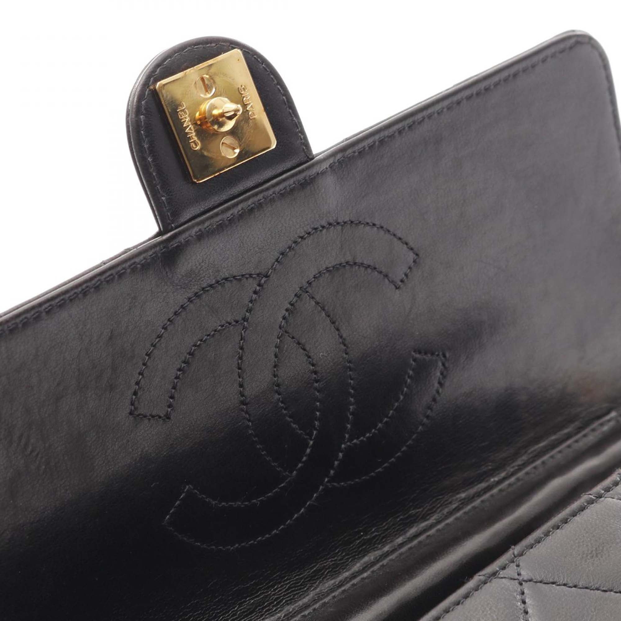 Chanel CC Quilted Lambskin Single Flap - image 9