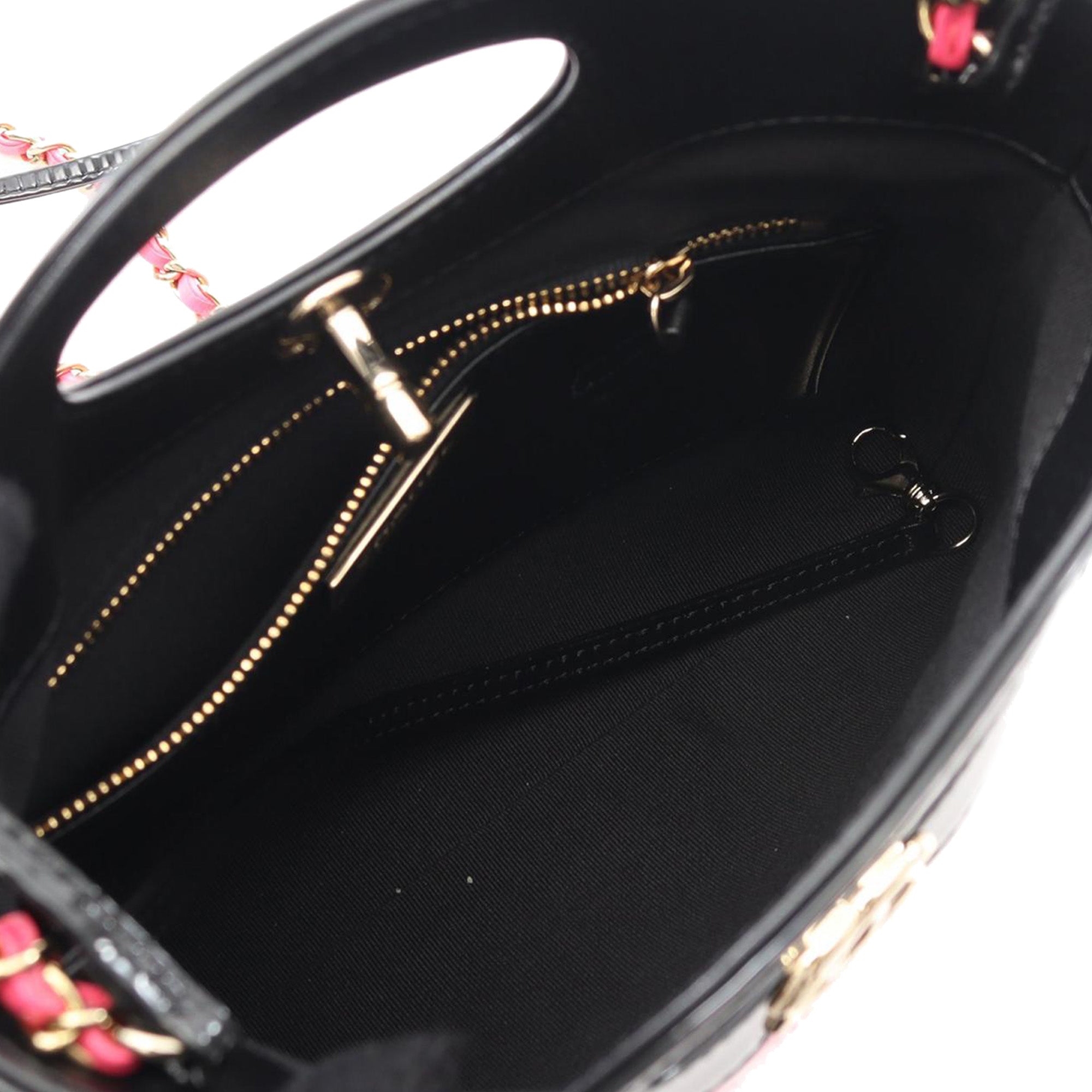 Chanel Mini Bicolor Quilted Patent 31 Shopping Bag - image 3