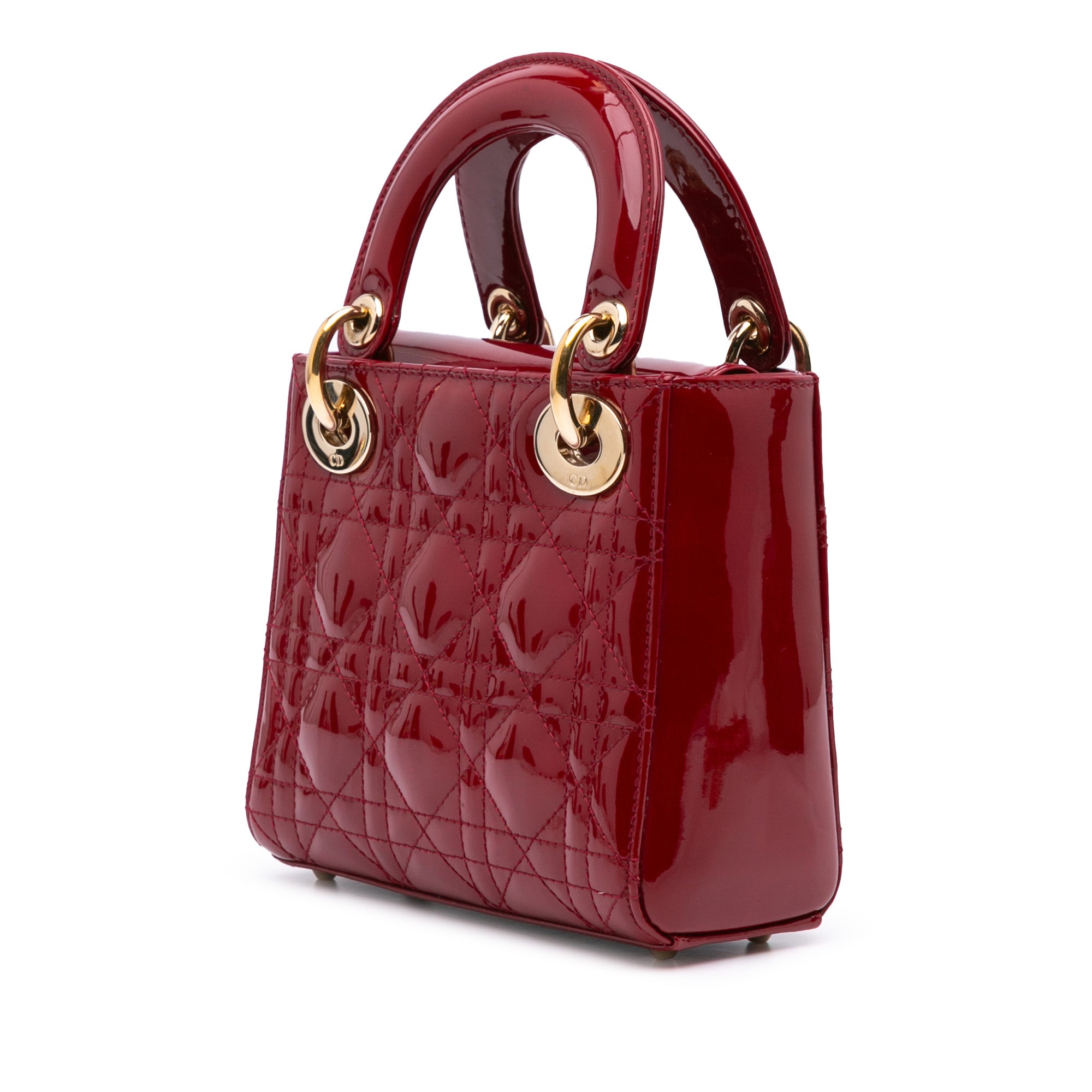 Dior Mini Patent Cannage Lady Dior - image 2