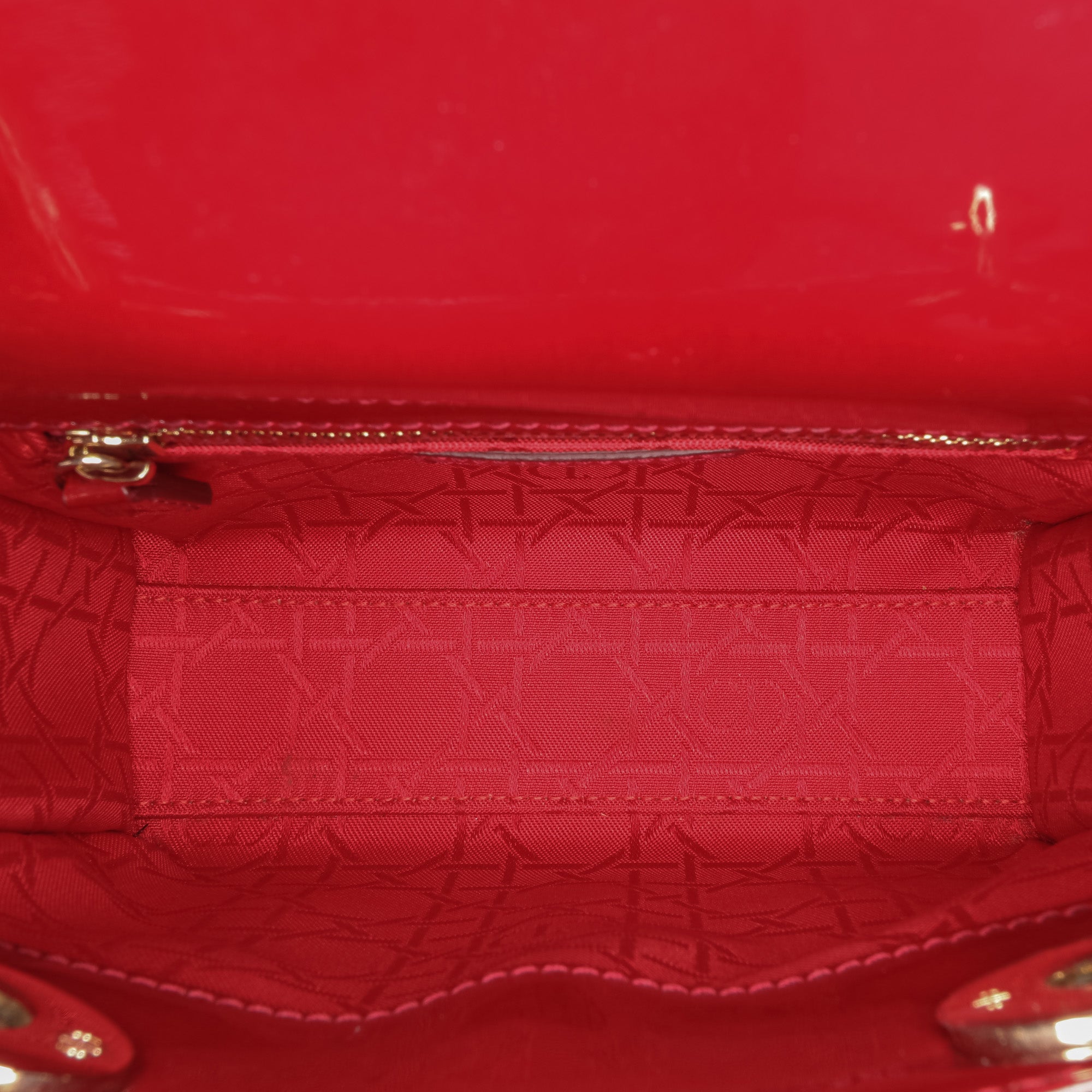 Dior Mini Patent Cannage Lady Dior - image 4