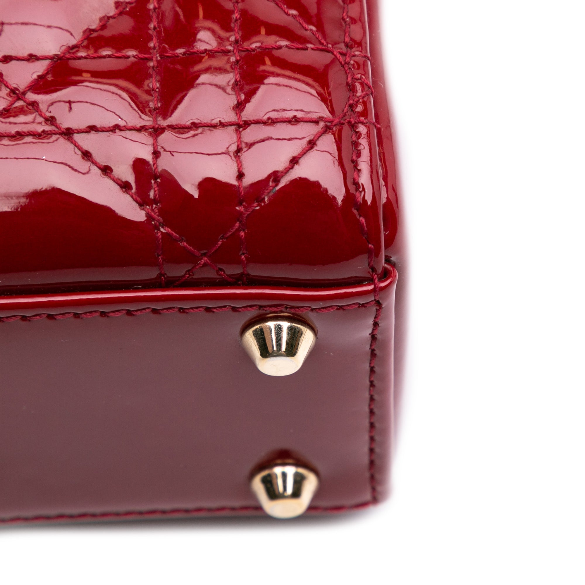 Dior Mini Patent Cannage Lady Dior - image 7