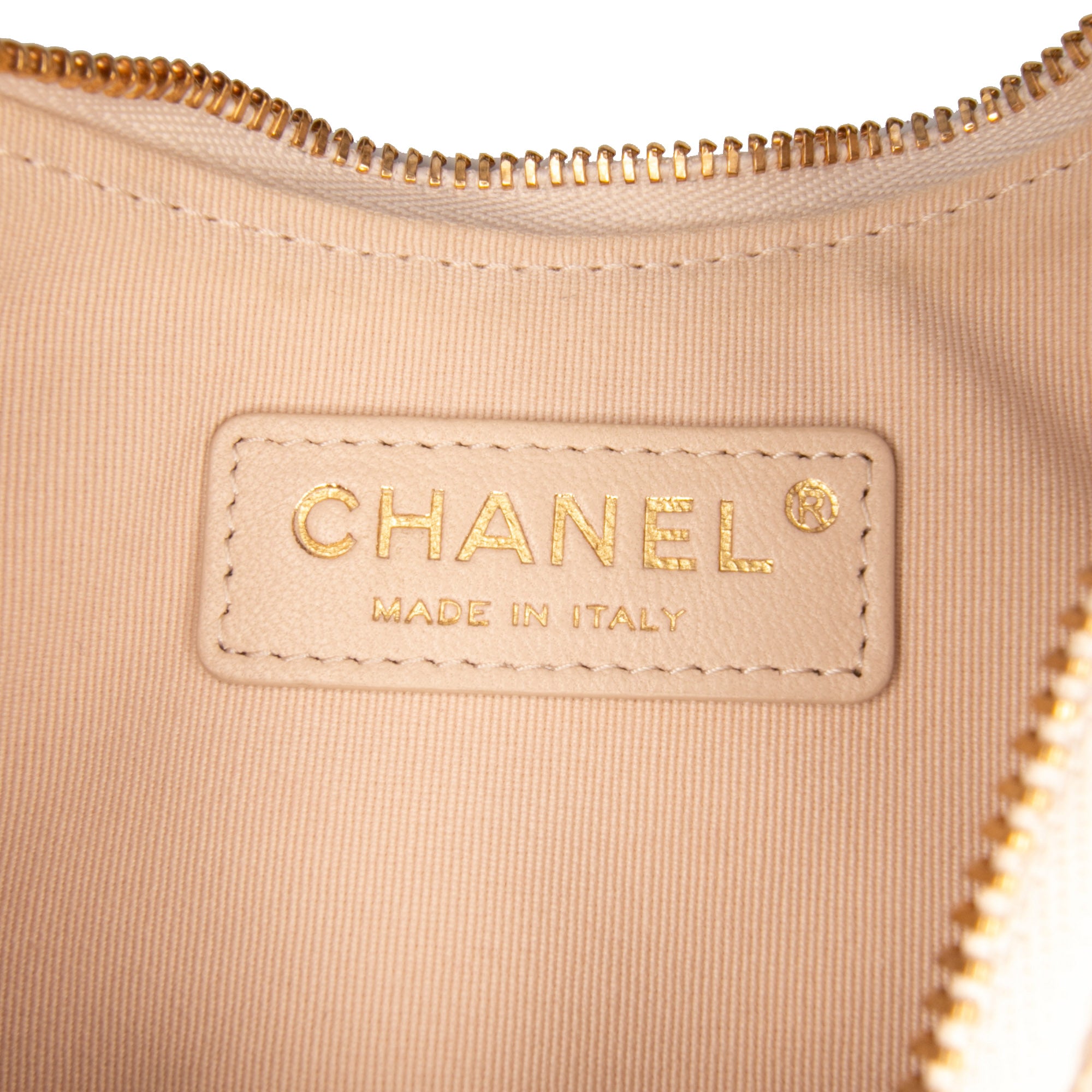 Chanel Small Quilted Lambskin Chain Around Hook Hobo Bag - image 5
