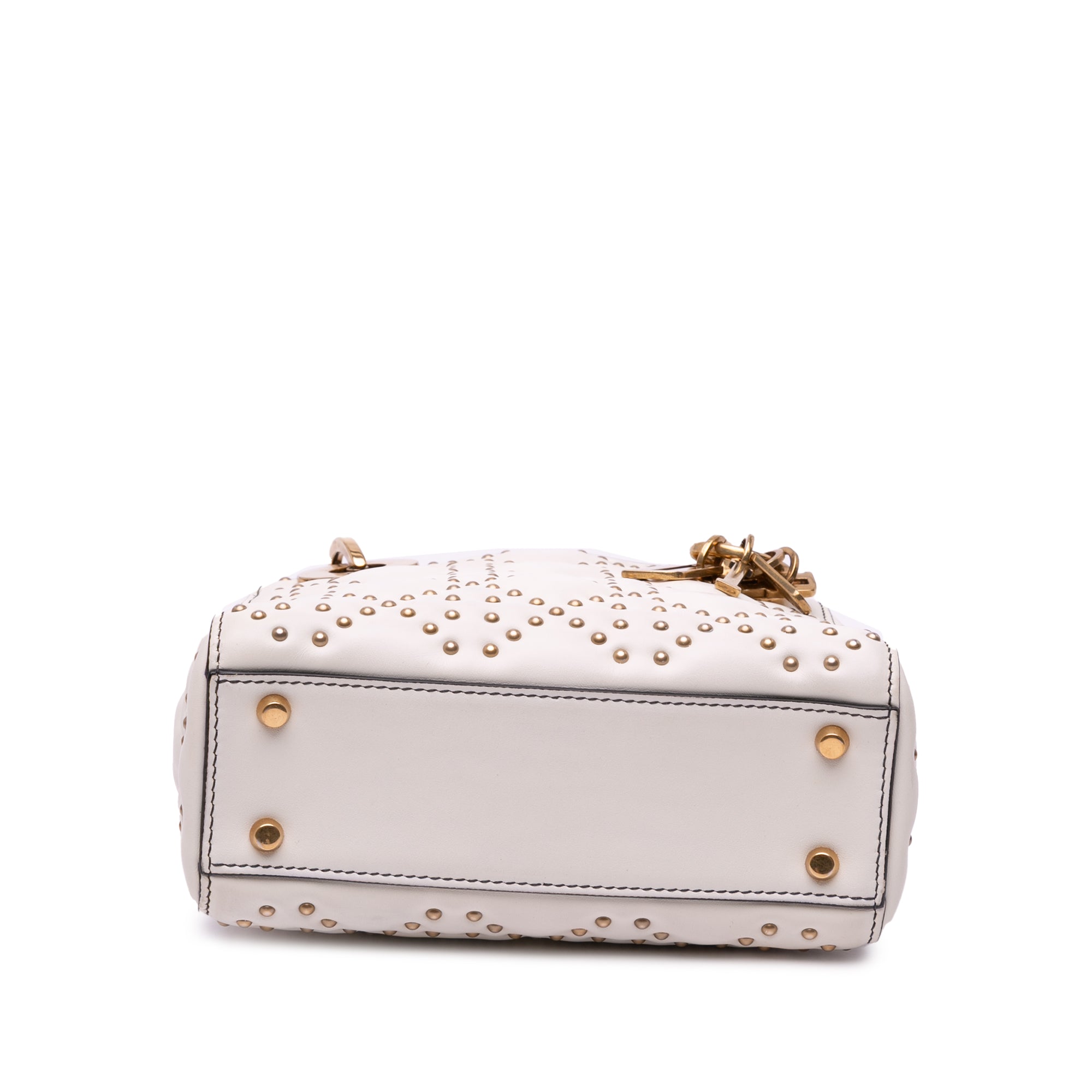 Dior Mini Calfskin Cannage Studded Supple Lady Dior - image 3