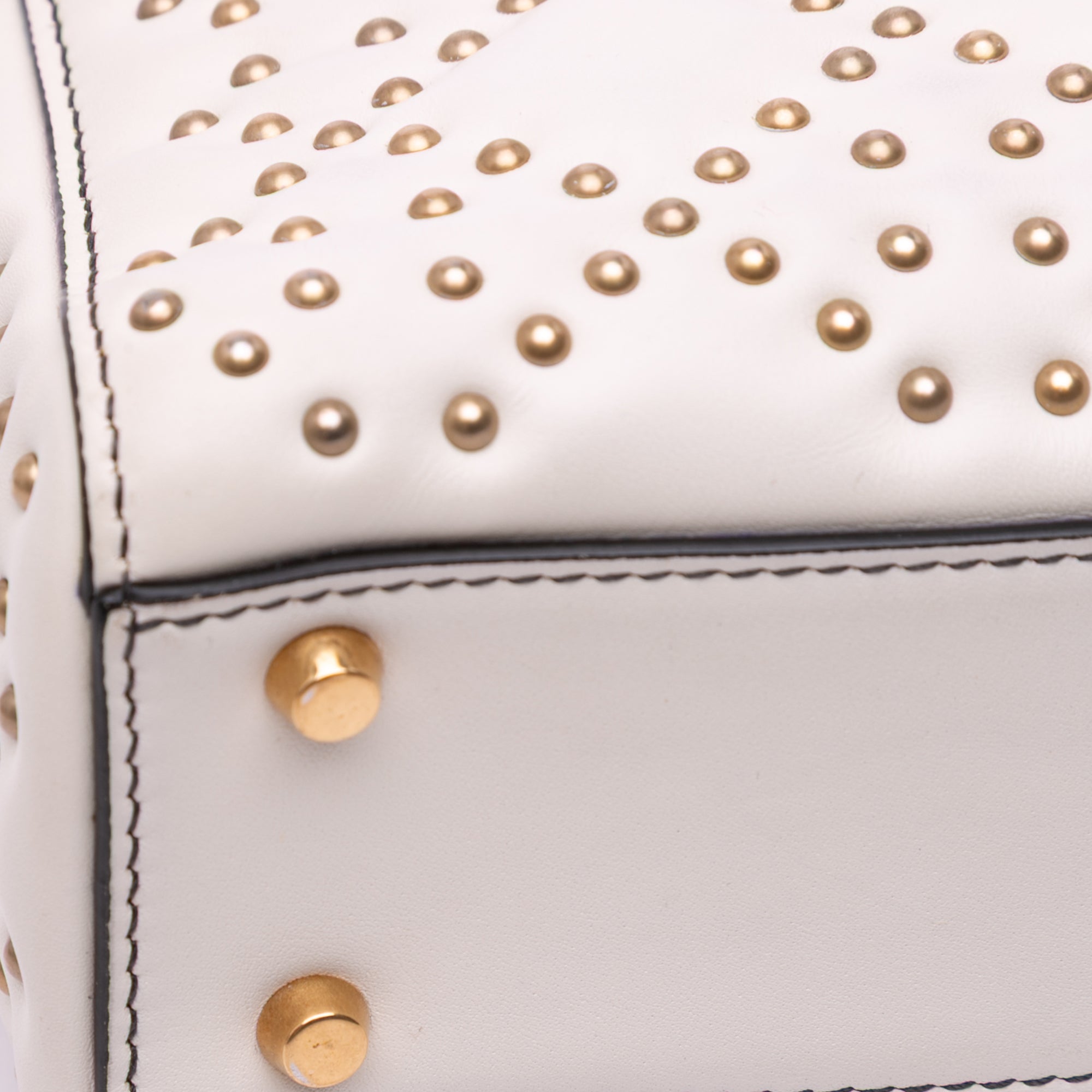 Dior Mini Calfskin Cannage Studded Supple Lady Dior - image 7