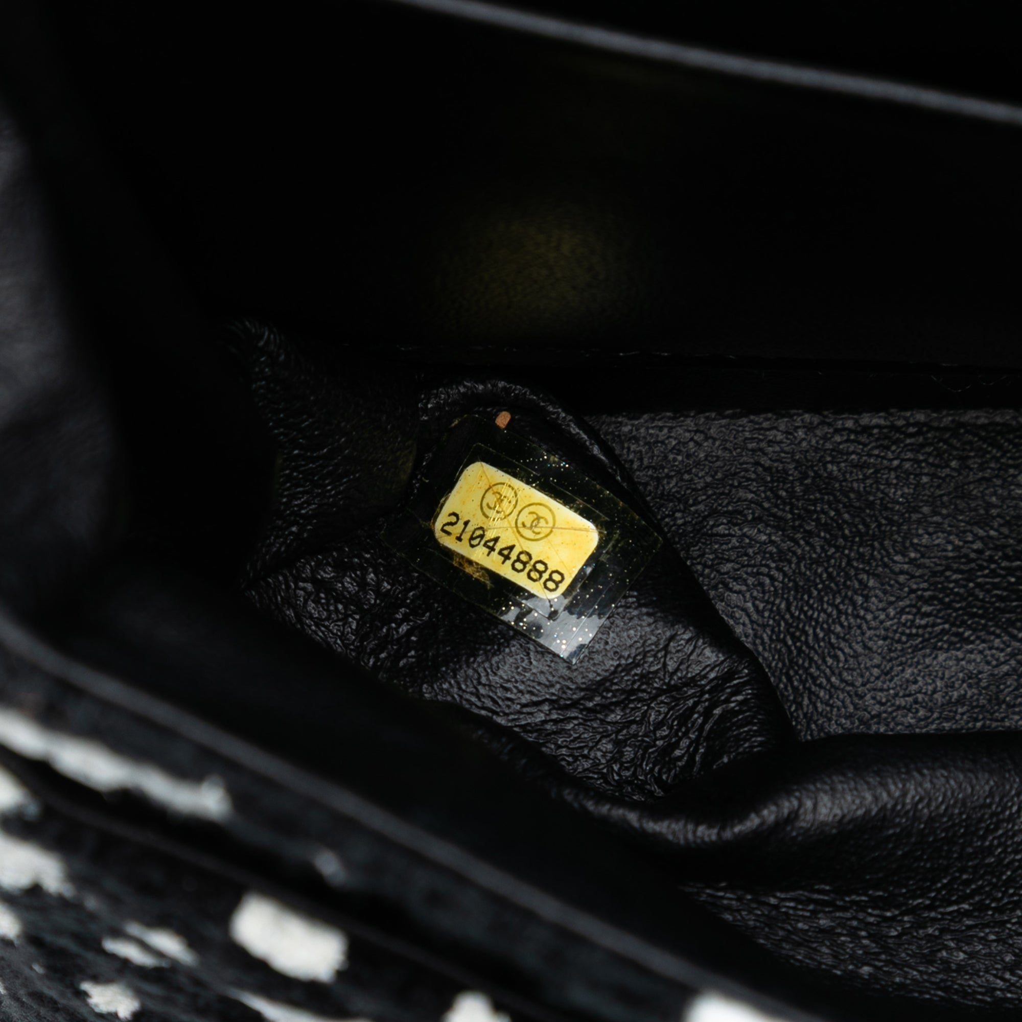 Chanel Medium Chevron Tweed Paint Splatter Double Flap - image 6