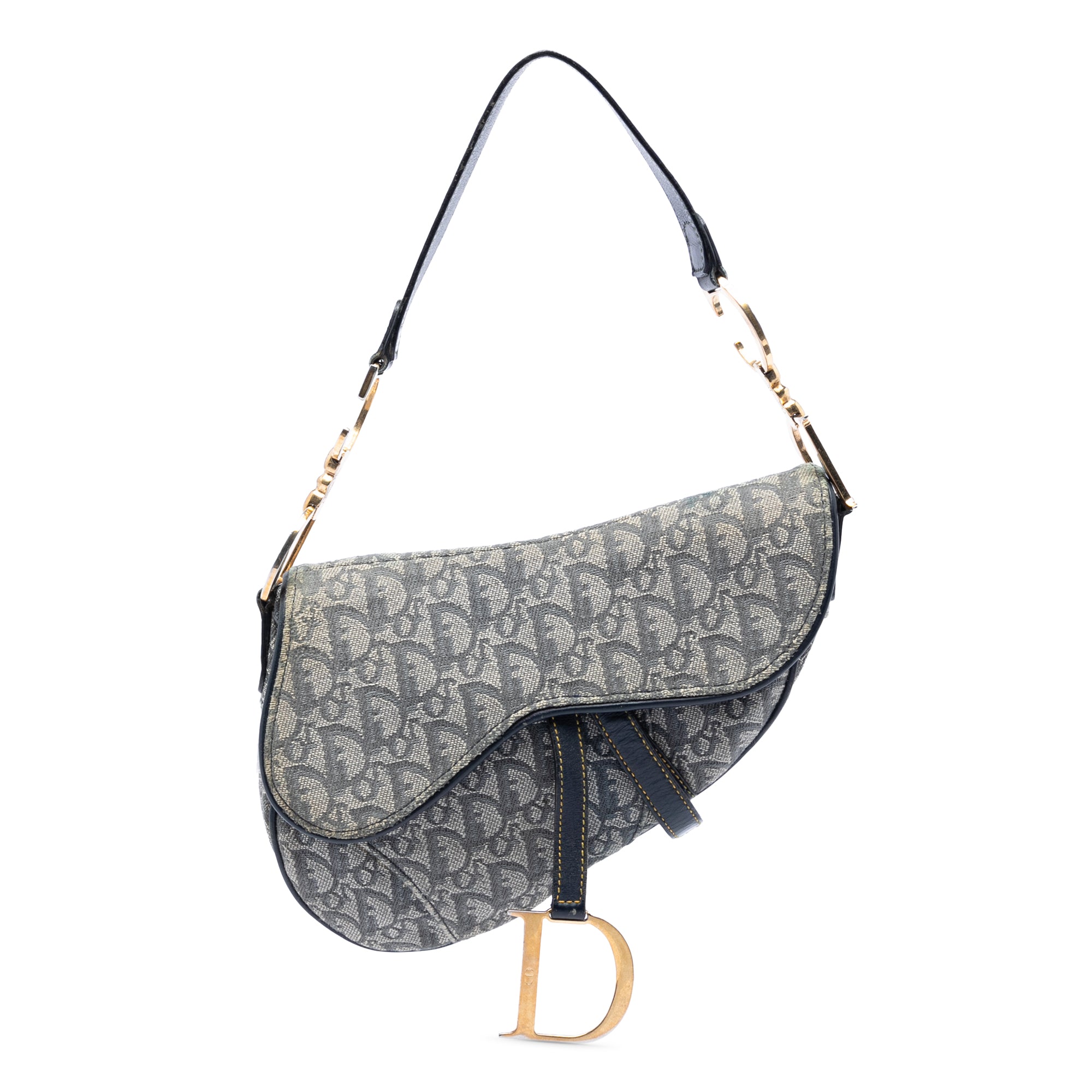Dior Diorissimo Canvas Saddle Bag - image 1