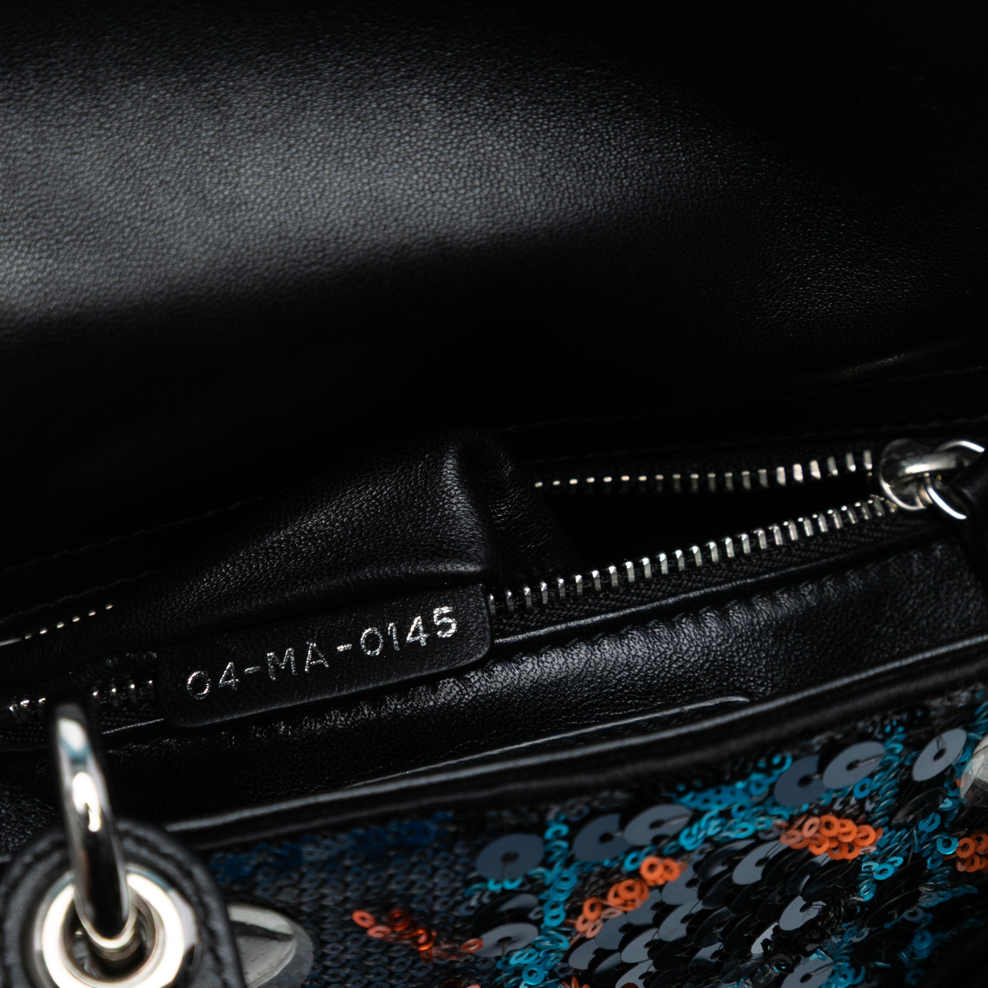 Dior Mini Calfskin Cannage Sequin Lady Dior - image 6