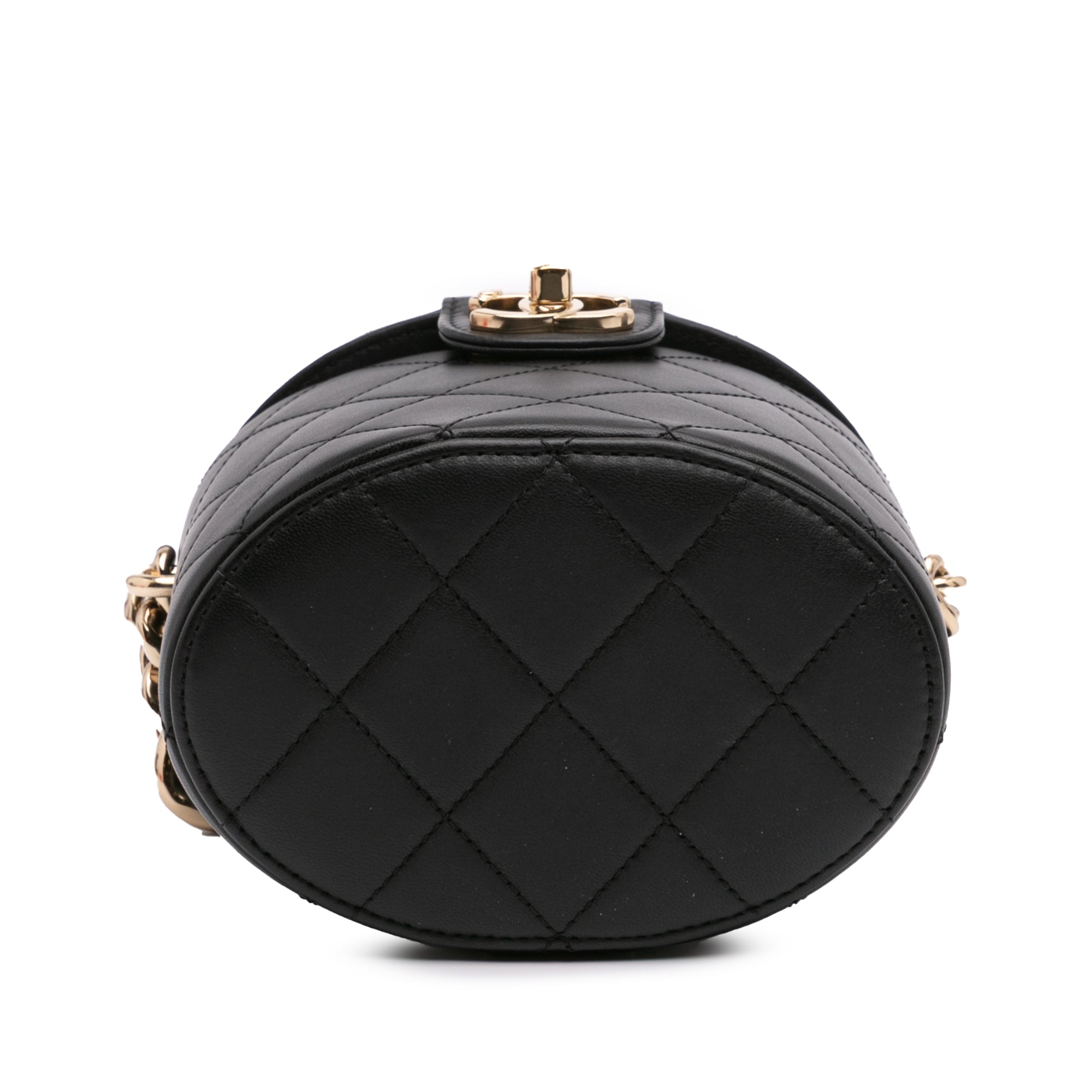 Chanel Mini Quilted Lambskin Elegant Chain Vanity Case - image 3