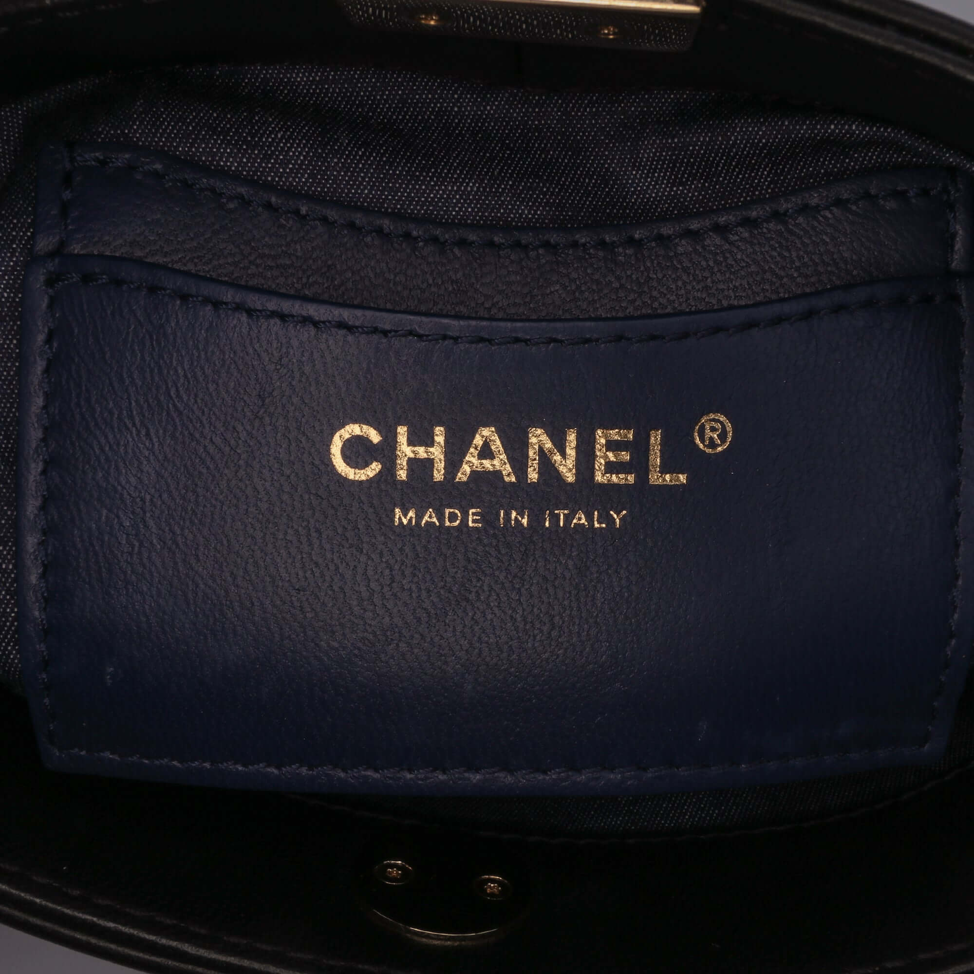 Chanel Mini Lambskin Elegant Chain Vanity Case