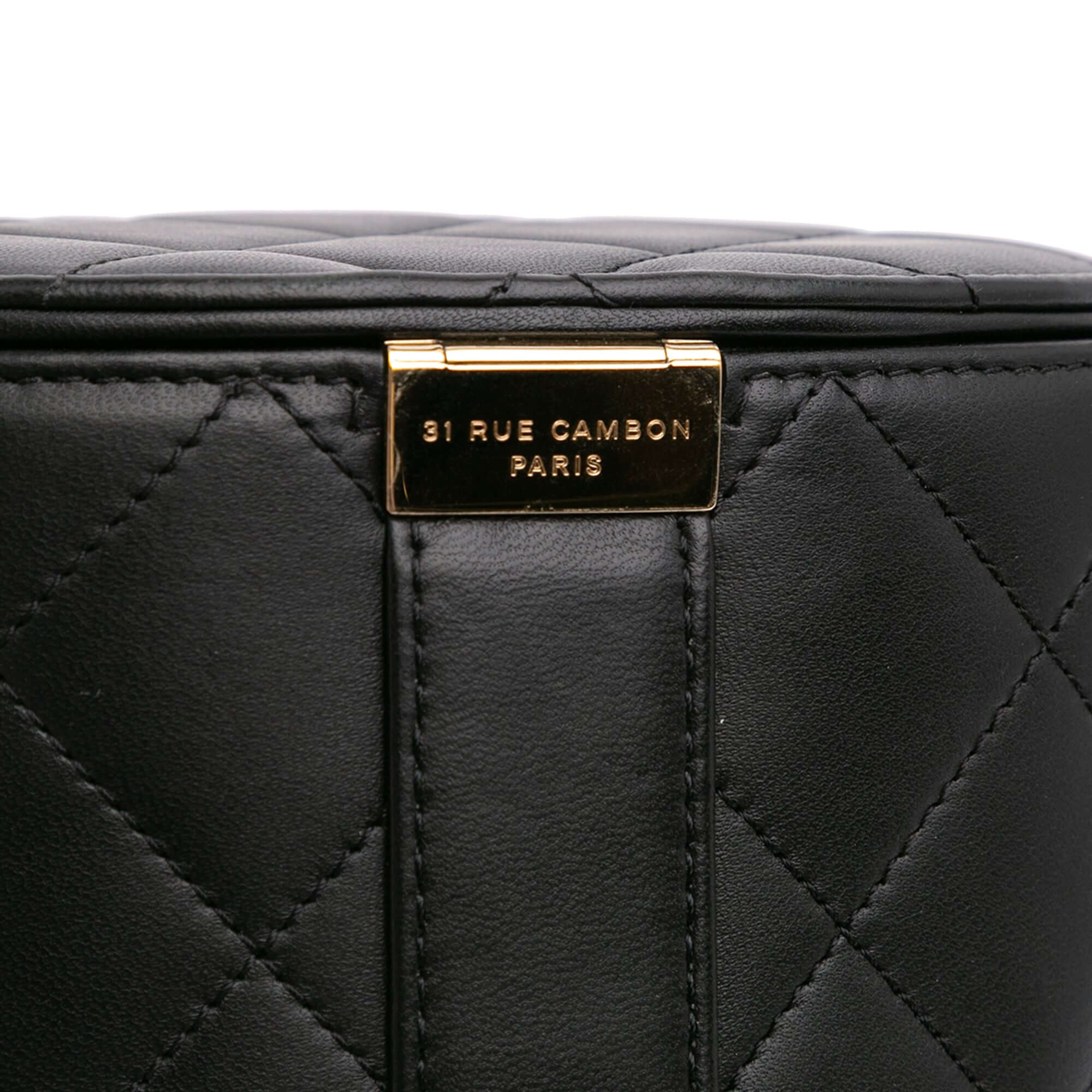 Chanel Mini Lambskin Elegant Chain Vanity Case