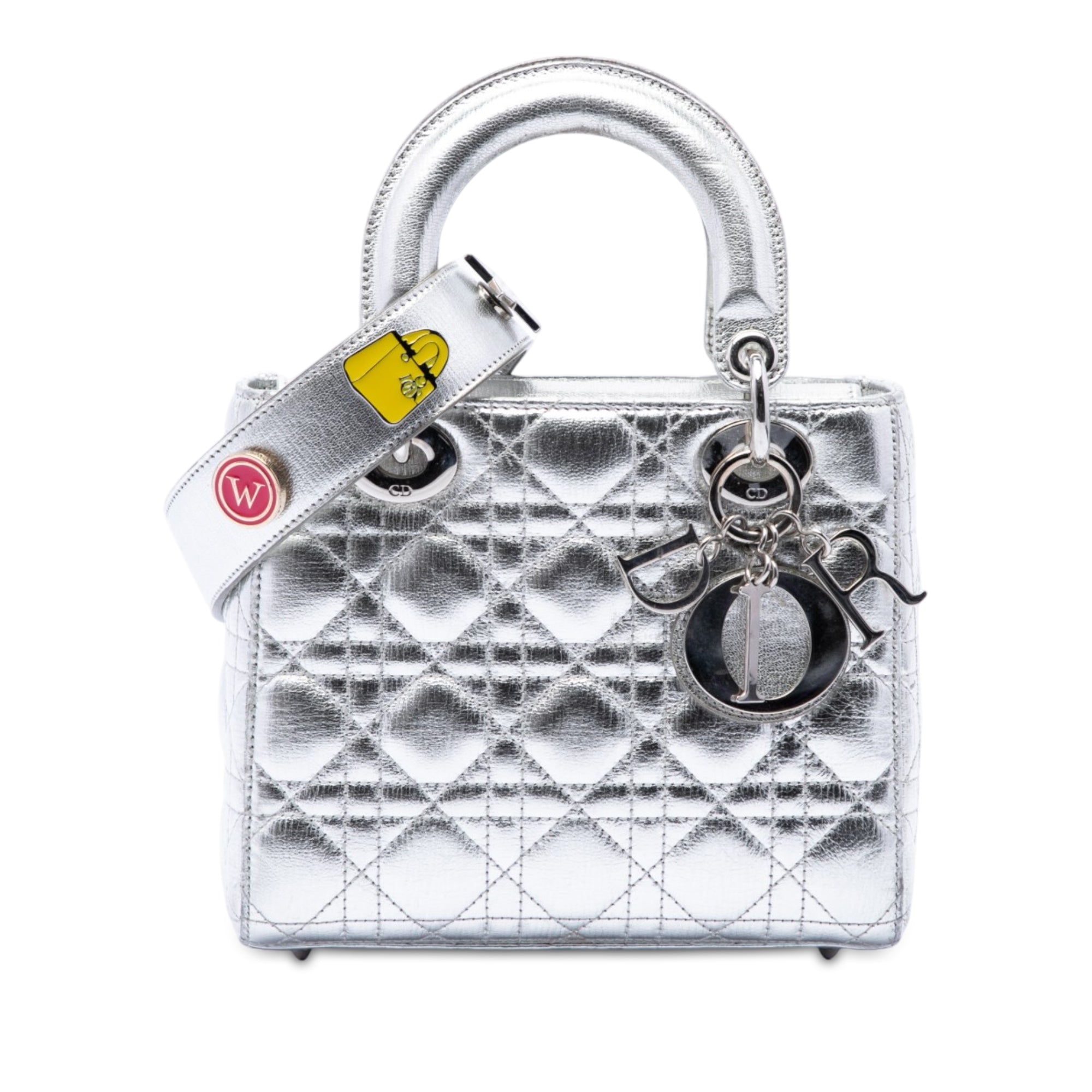 Dior Small Metallic Lambskin Cannage My ABCDior Lady Dior - image 1