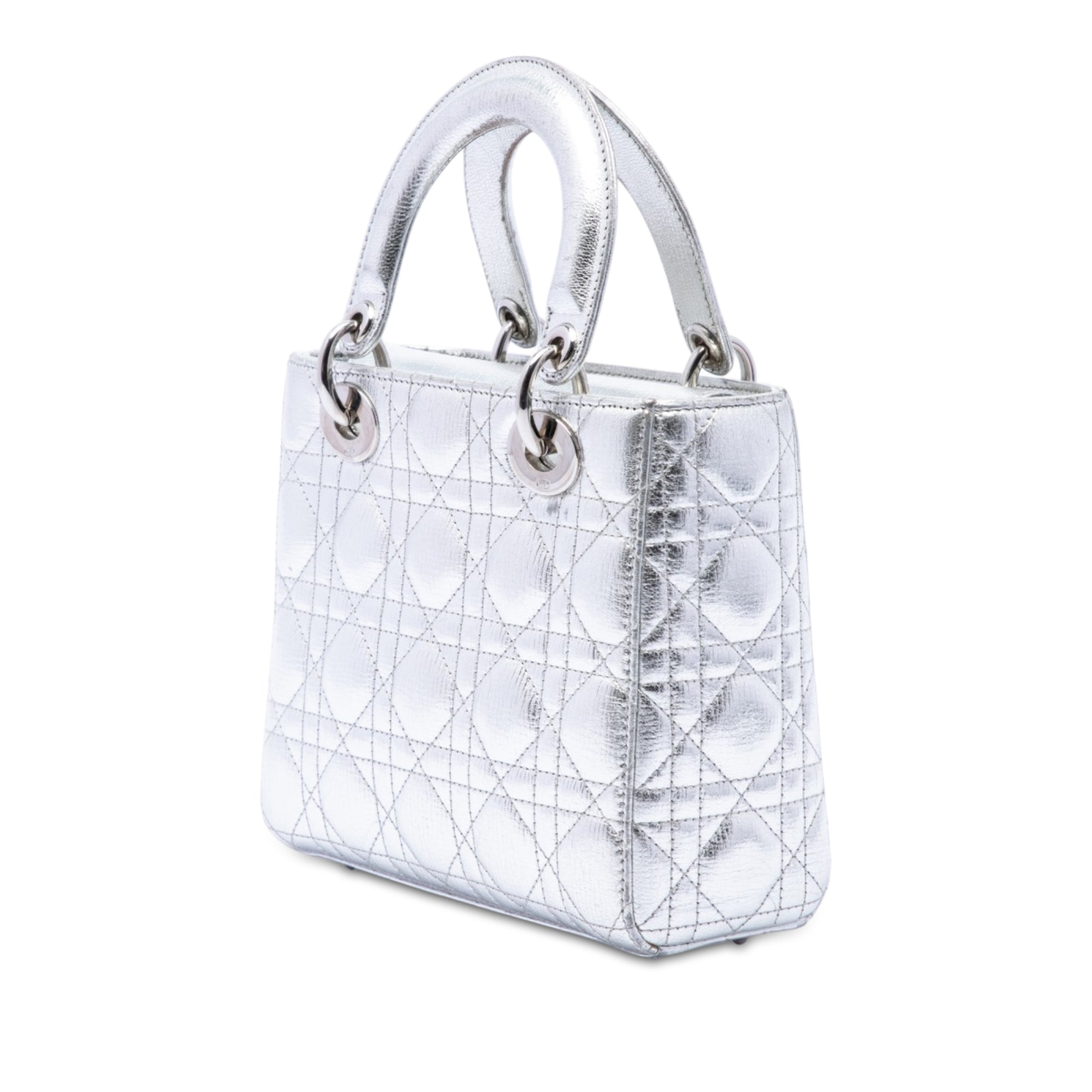 Dior Small Metallic Lambskin Cannage My ABCDior Lady Dior - image 2