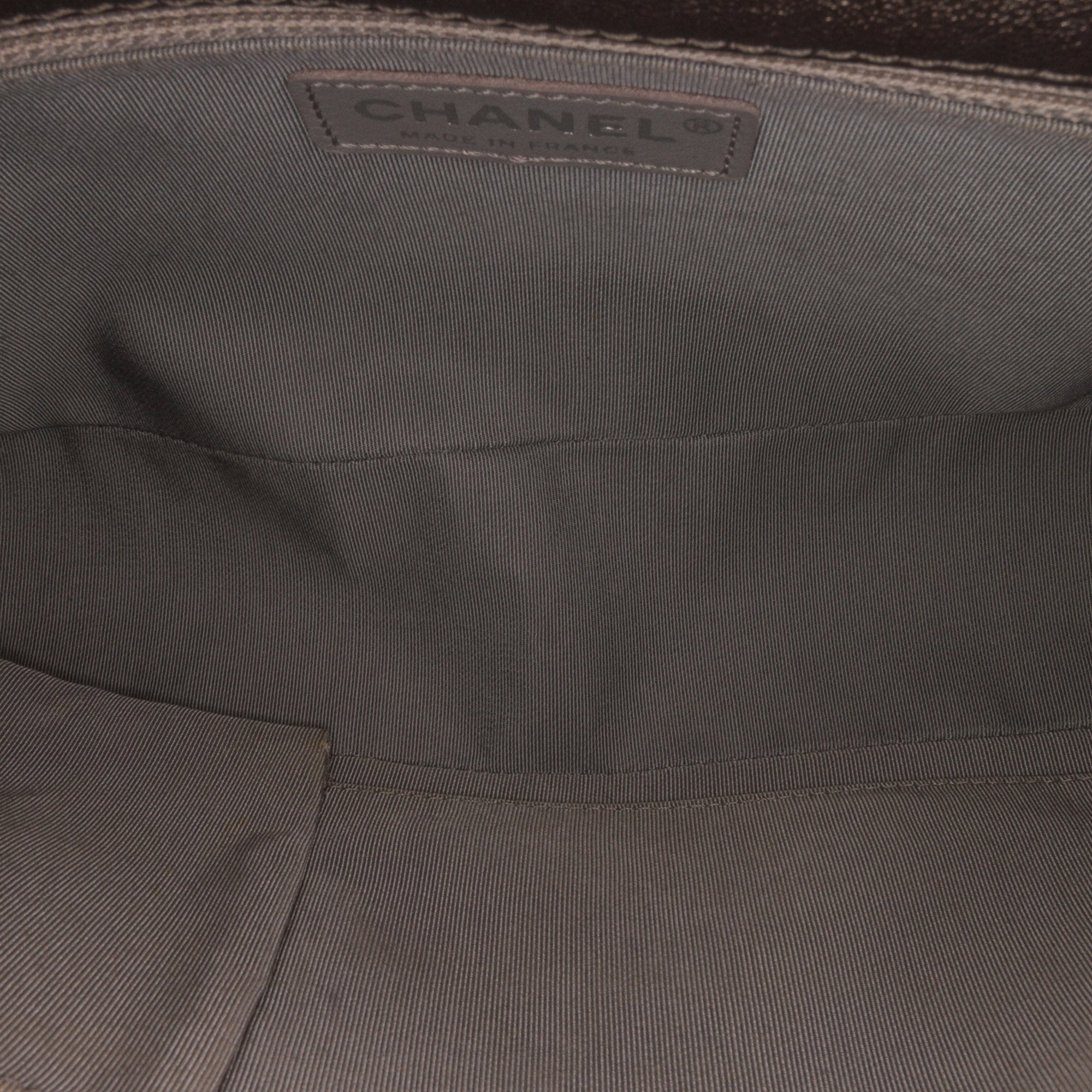 Chanel Medium Quilted Perforated Metallic Lambskin Boy Flap - image 6