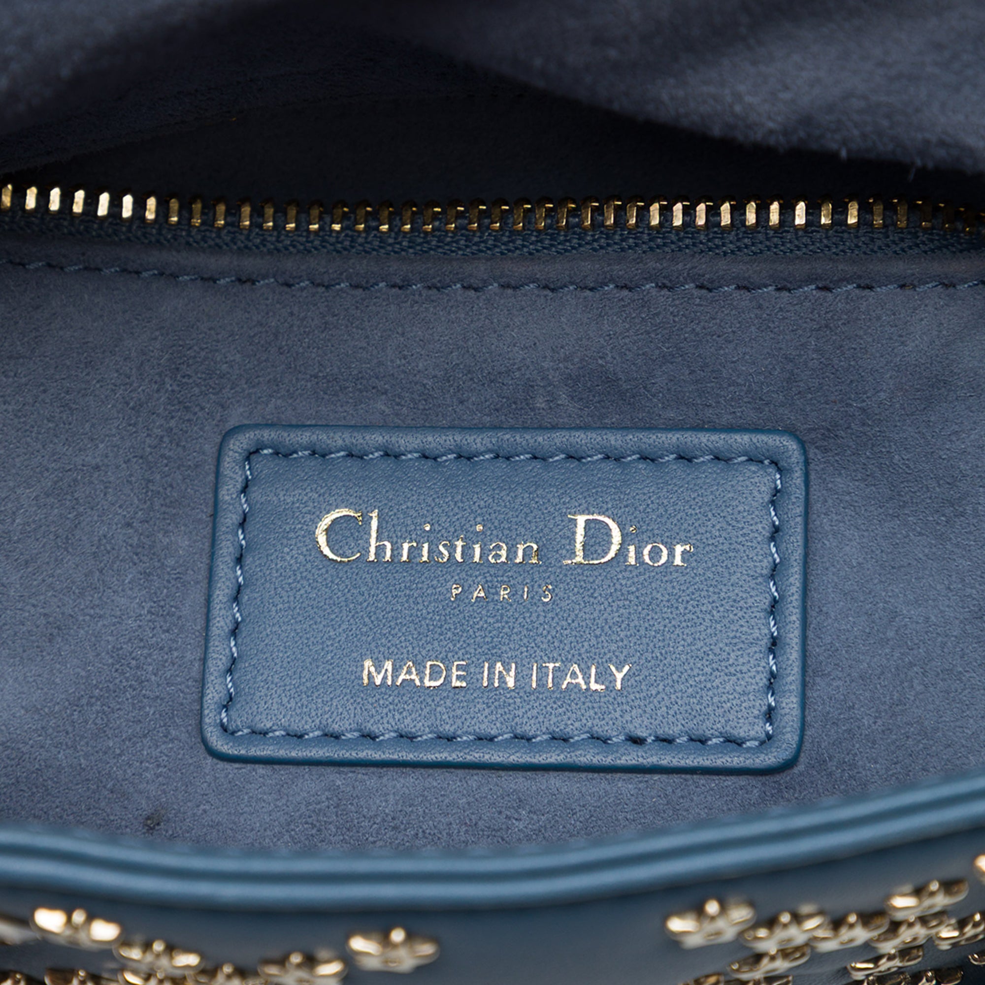 Dior Mini Lambskin Cannage Lucky Star Studded Lady Dior - image 5