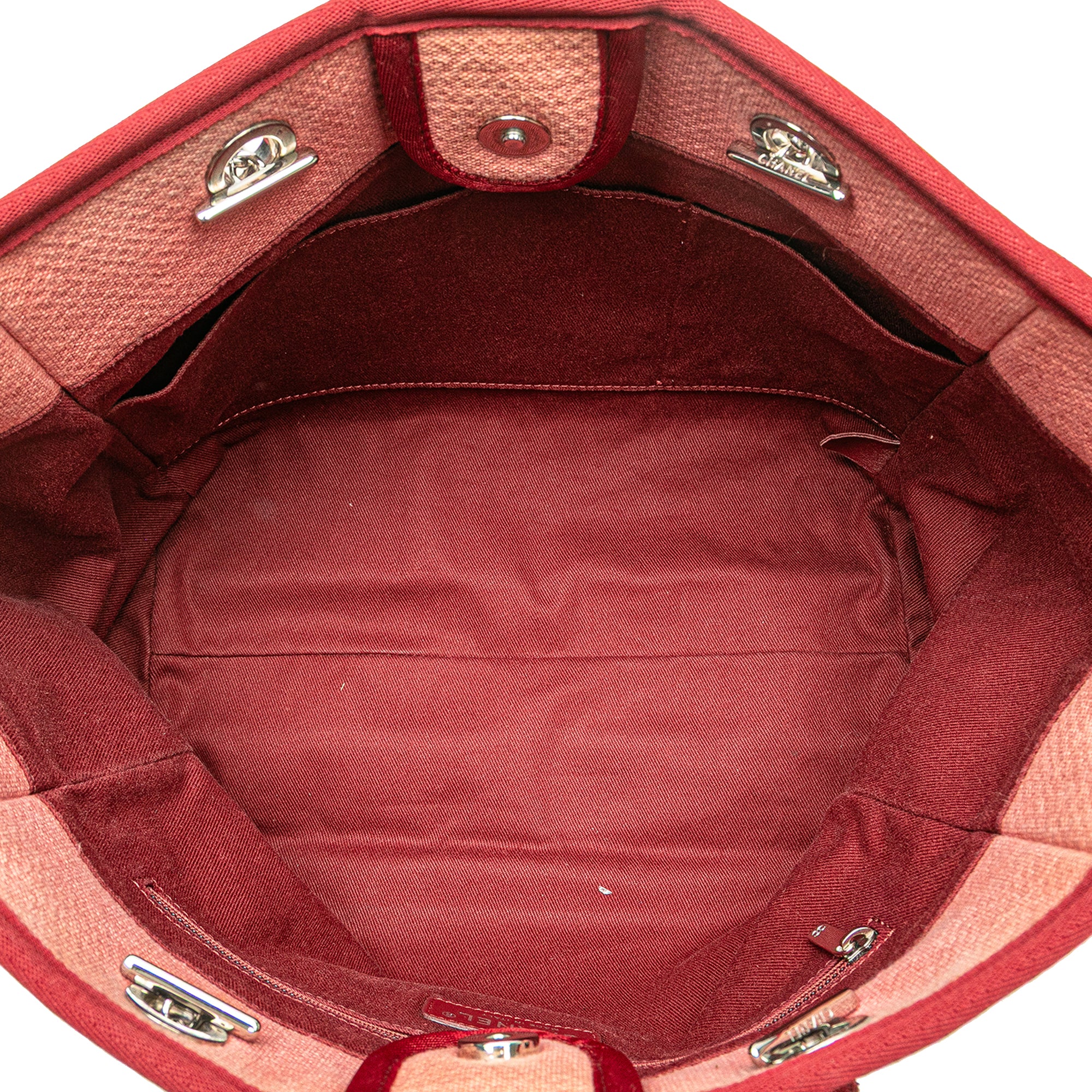 Chanel Small Canvas Deauville Tote - image 4
