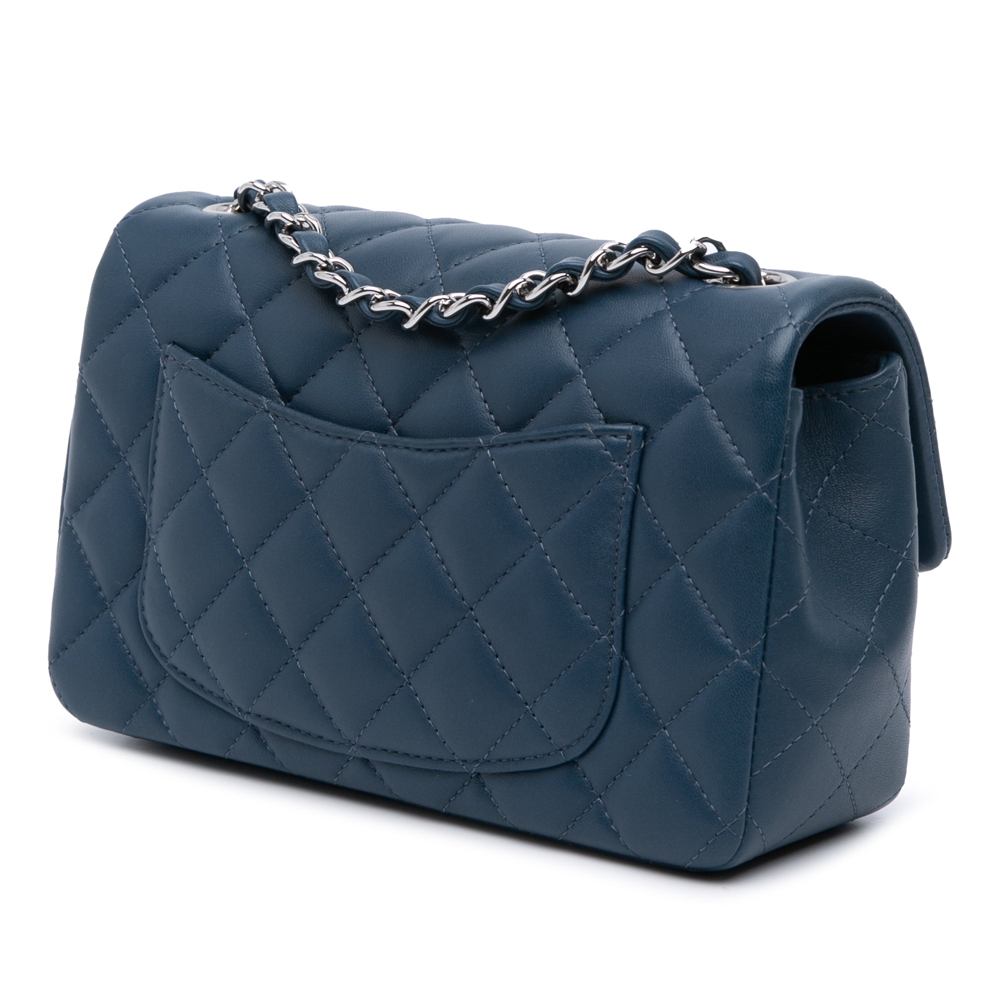 Chanel Mini Rectangular Classic Lambskin Single Flap - image 2