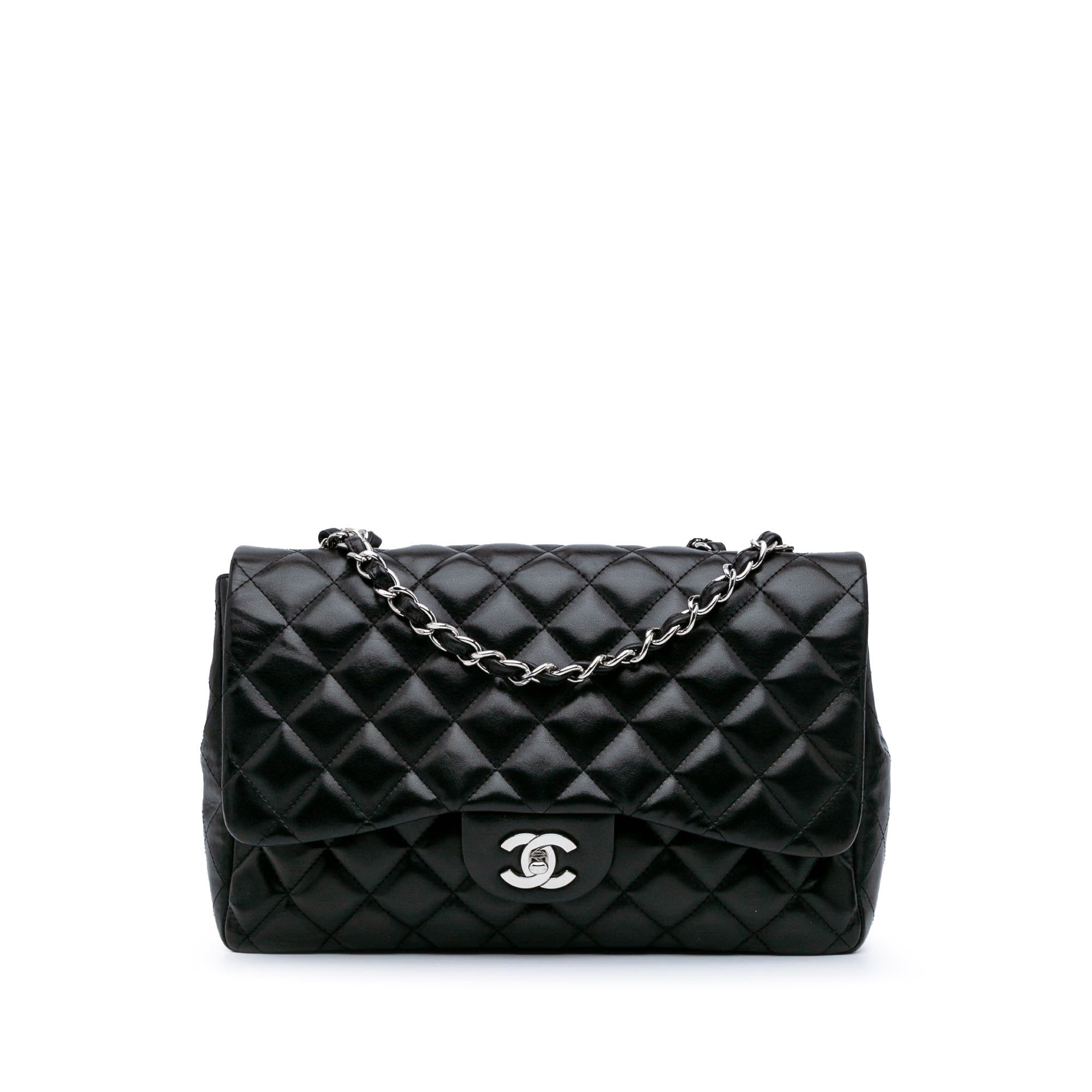Chanel Jumbo Classic Lambskin Single Flap - image 1