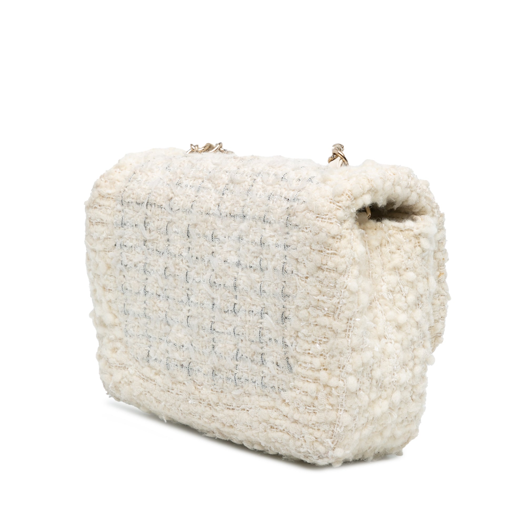 Chanel CC Mini Tweed Flap Crossbody - image 2