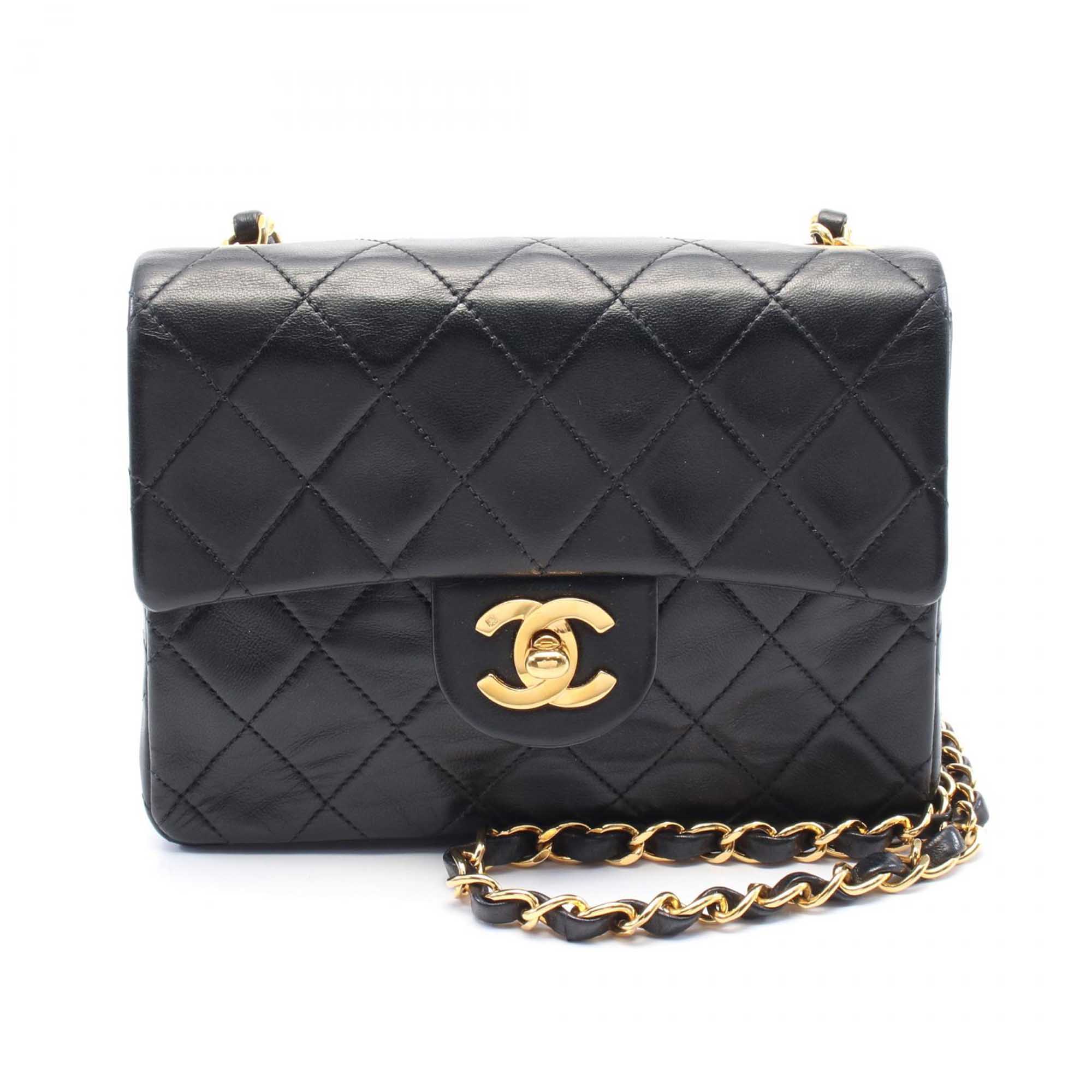 Chanel Mini Square Classic Lambskin Single Flap - image 1