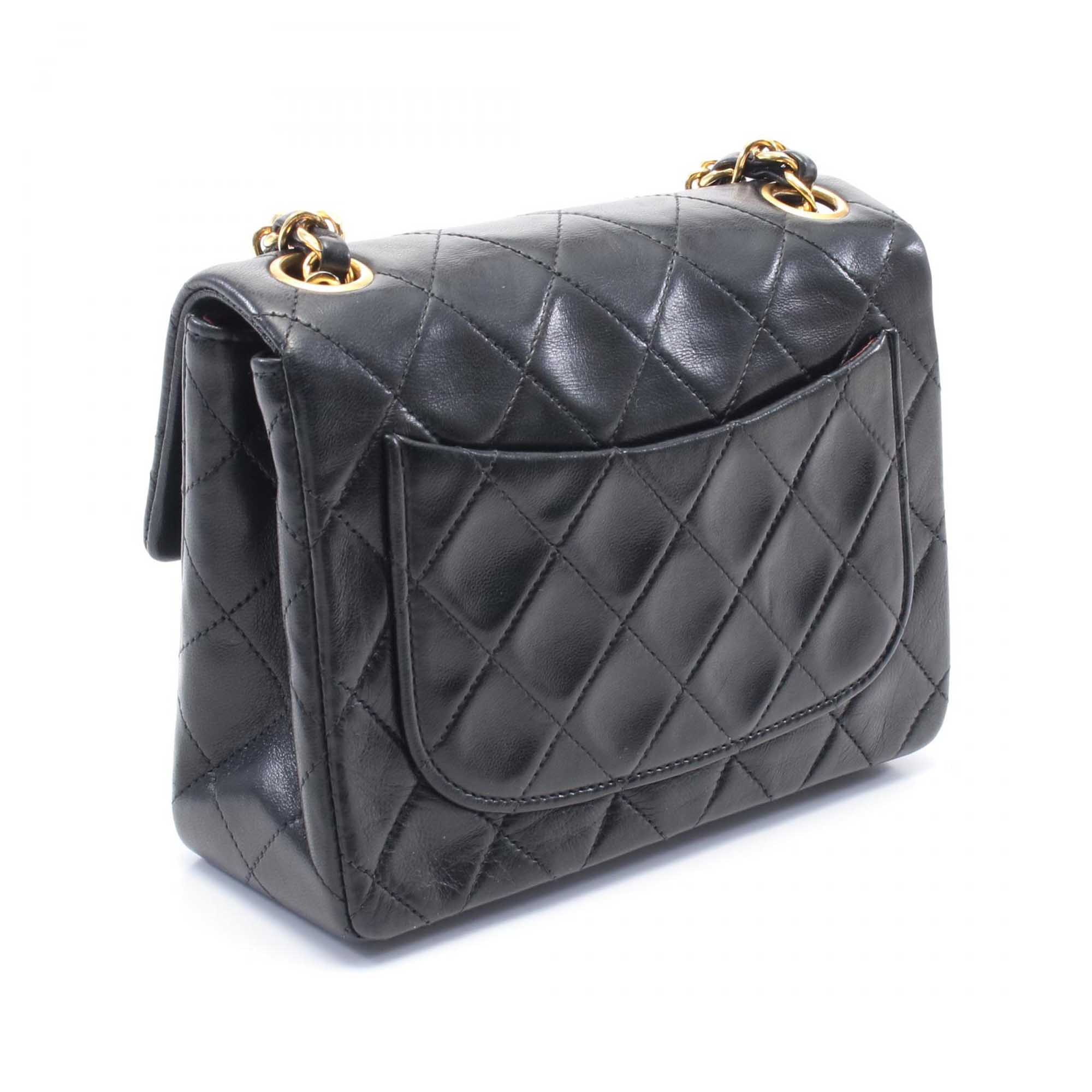 Chanel Mini Square Classic Lambskin Single Flap - image 2