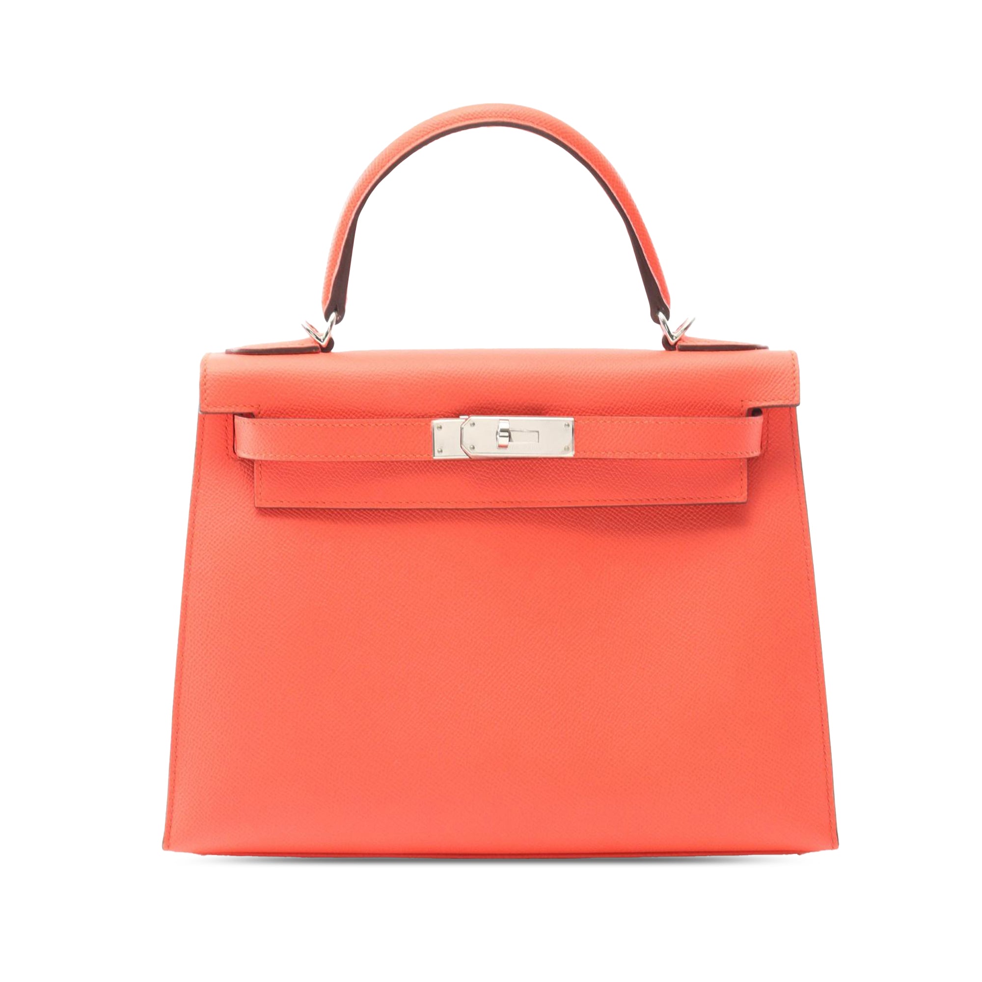 Hermès HERMES Kelly 28 Handbag Epsom leather Epsom Orange Rose texas Used Women - image 1