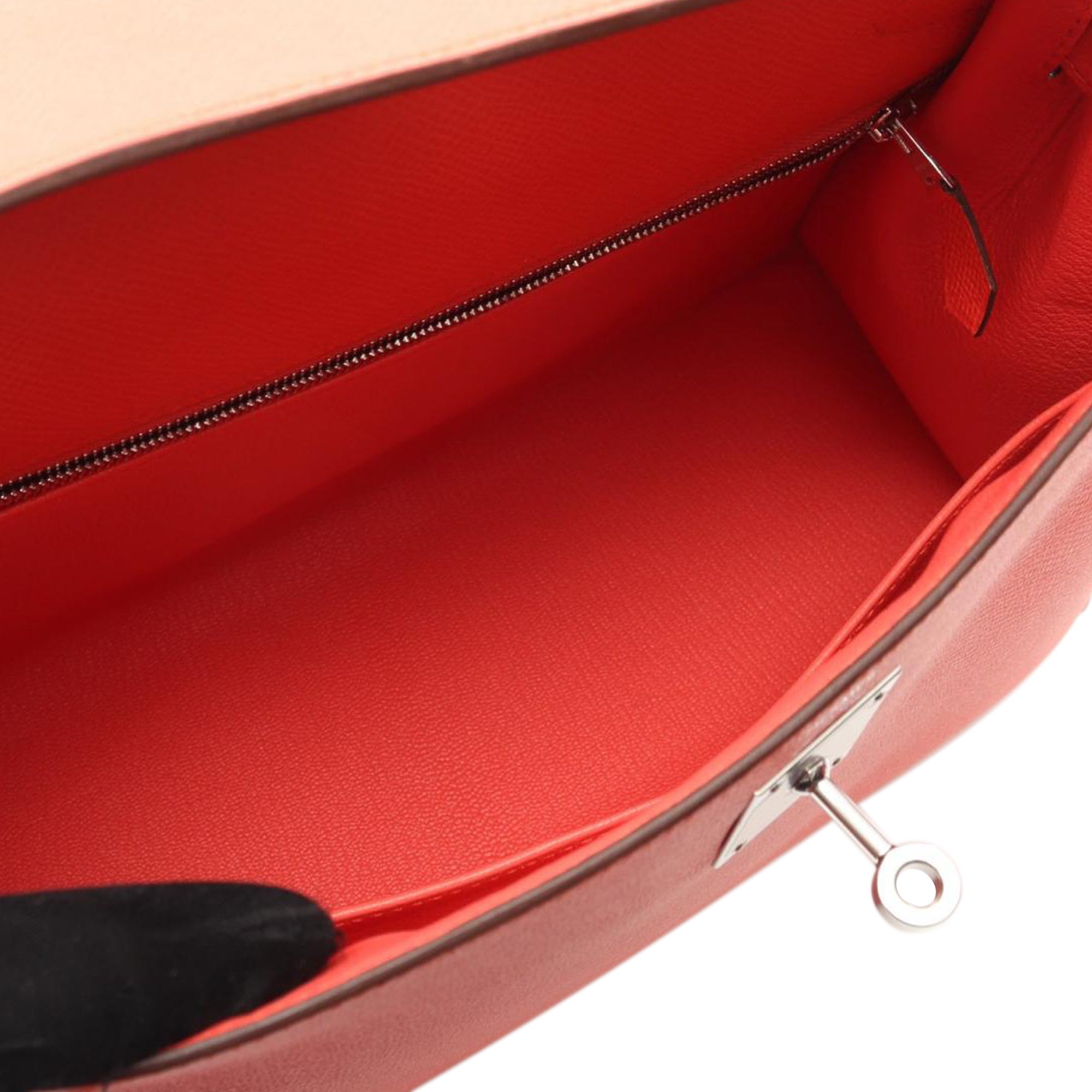 Hermès HERMES Kelly 28 Handbag Epsom leather Epsom Orange Rose texas Used Women - image 3