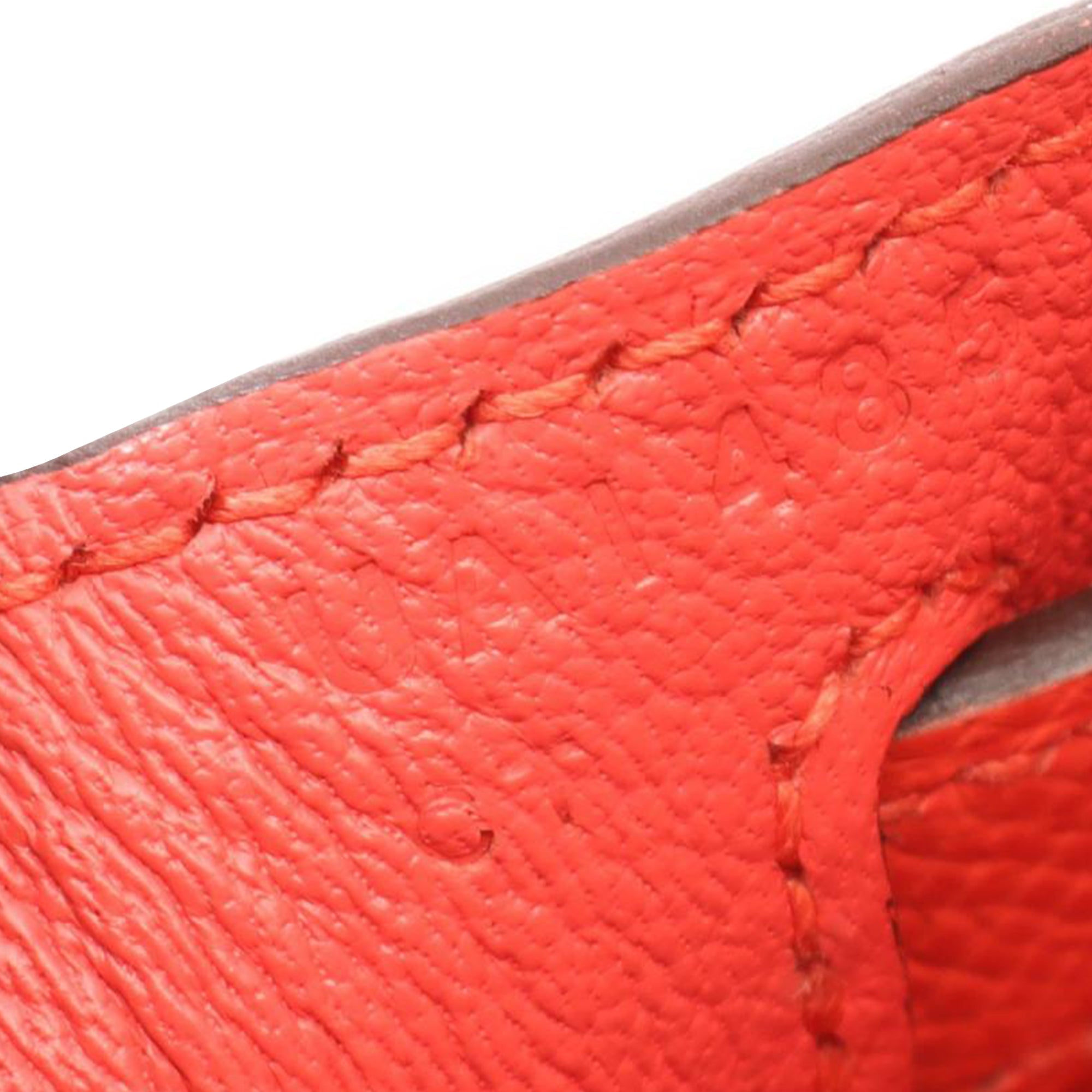 Hermès HERMES Kelly 28 Handbag Epsom leather Epsom Orange Rose texas Used Women - image 5