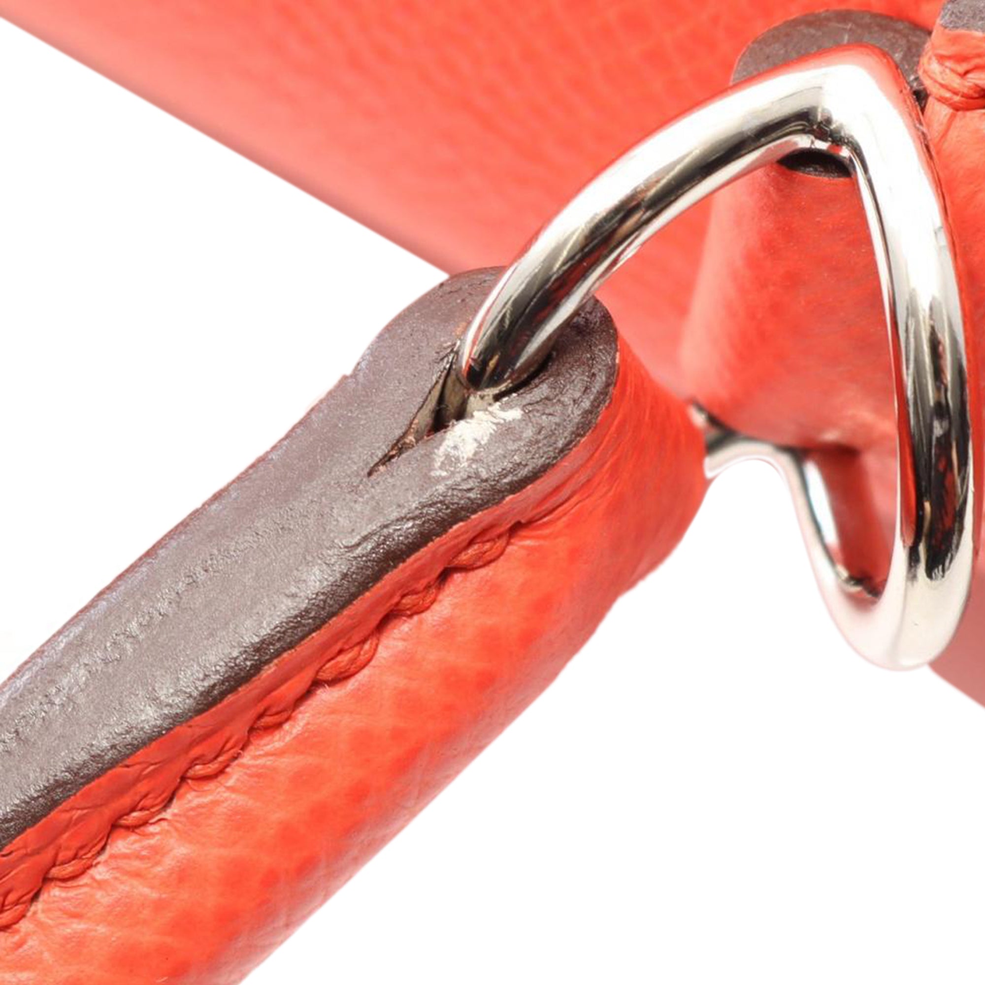 Hermès HERMES Kelly 28 Handbag Epsom leather Epsom Orange Rose texas Used Women - image 7