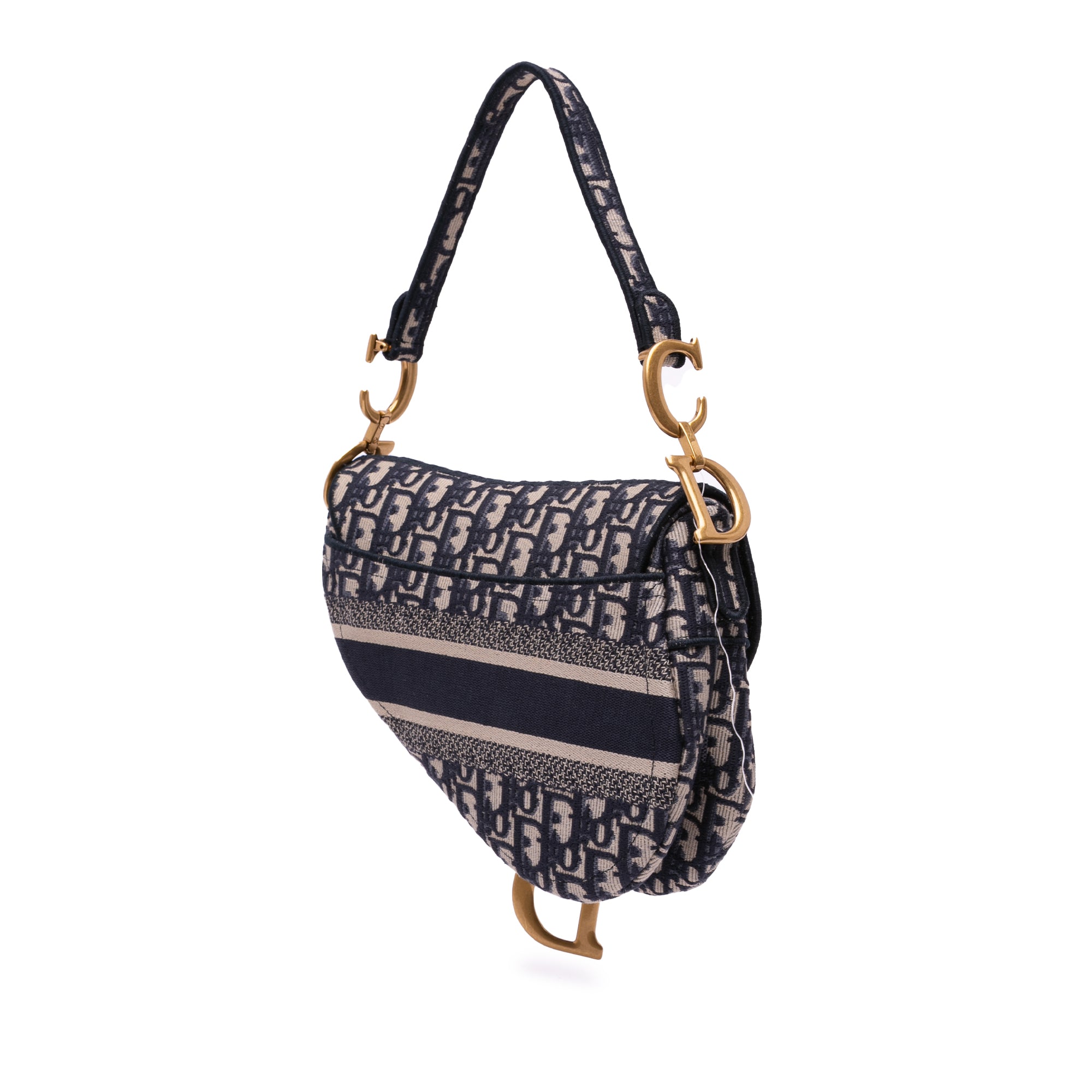 Dior Oblique Embroidered Canvas Saddle Bag - image 2