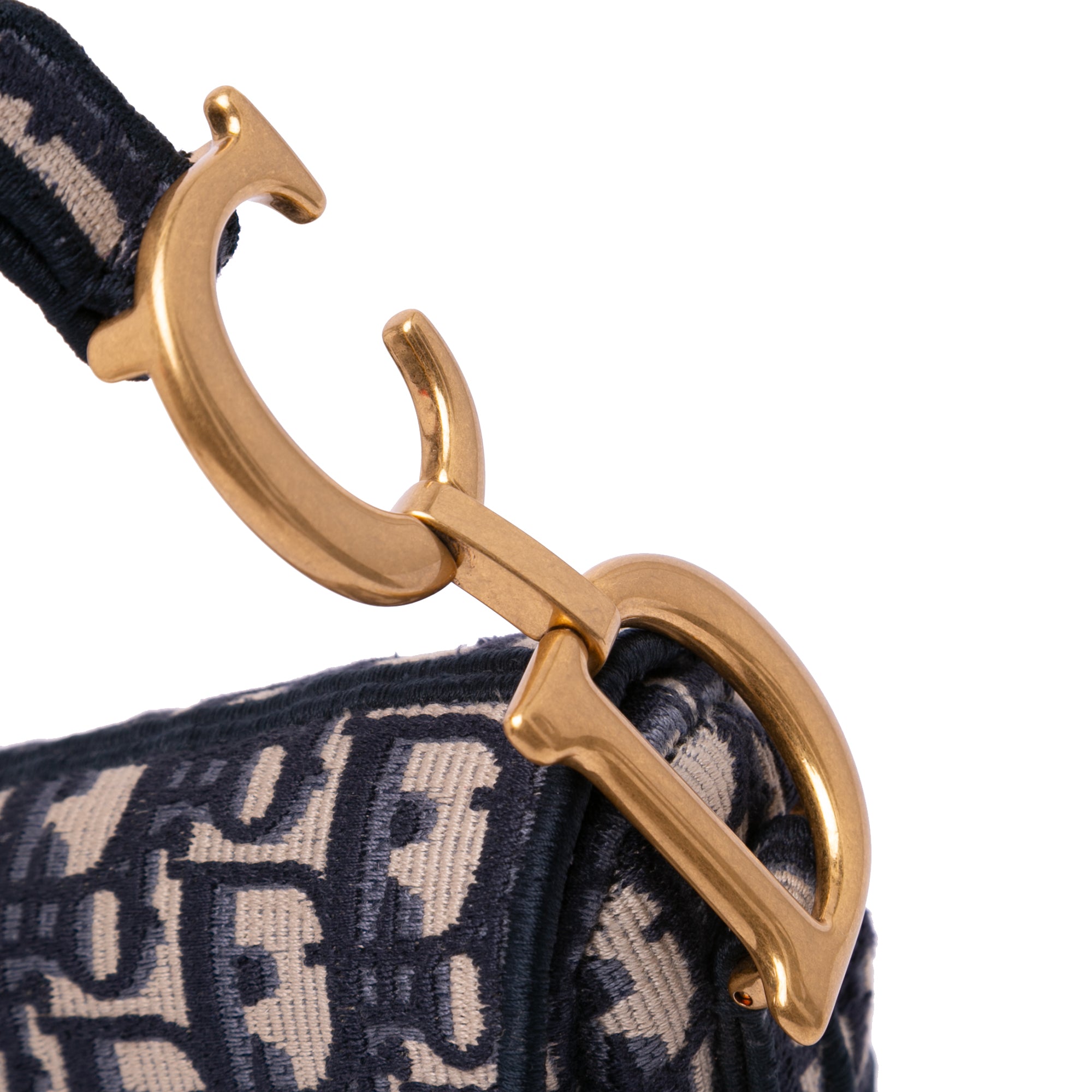 Dior Oblique Embroidered Canvas Saddle Bag - image 7