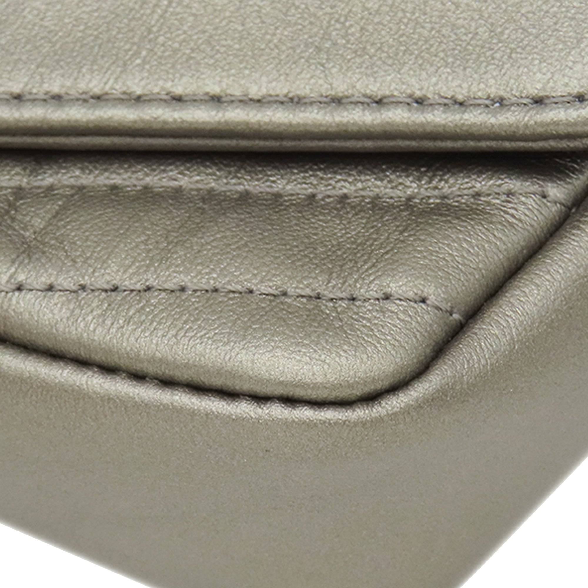 Chanel Small Chevron Calfskin Embellished Data Center Envelope Flap - image 10
