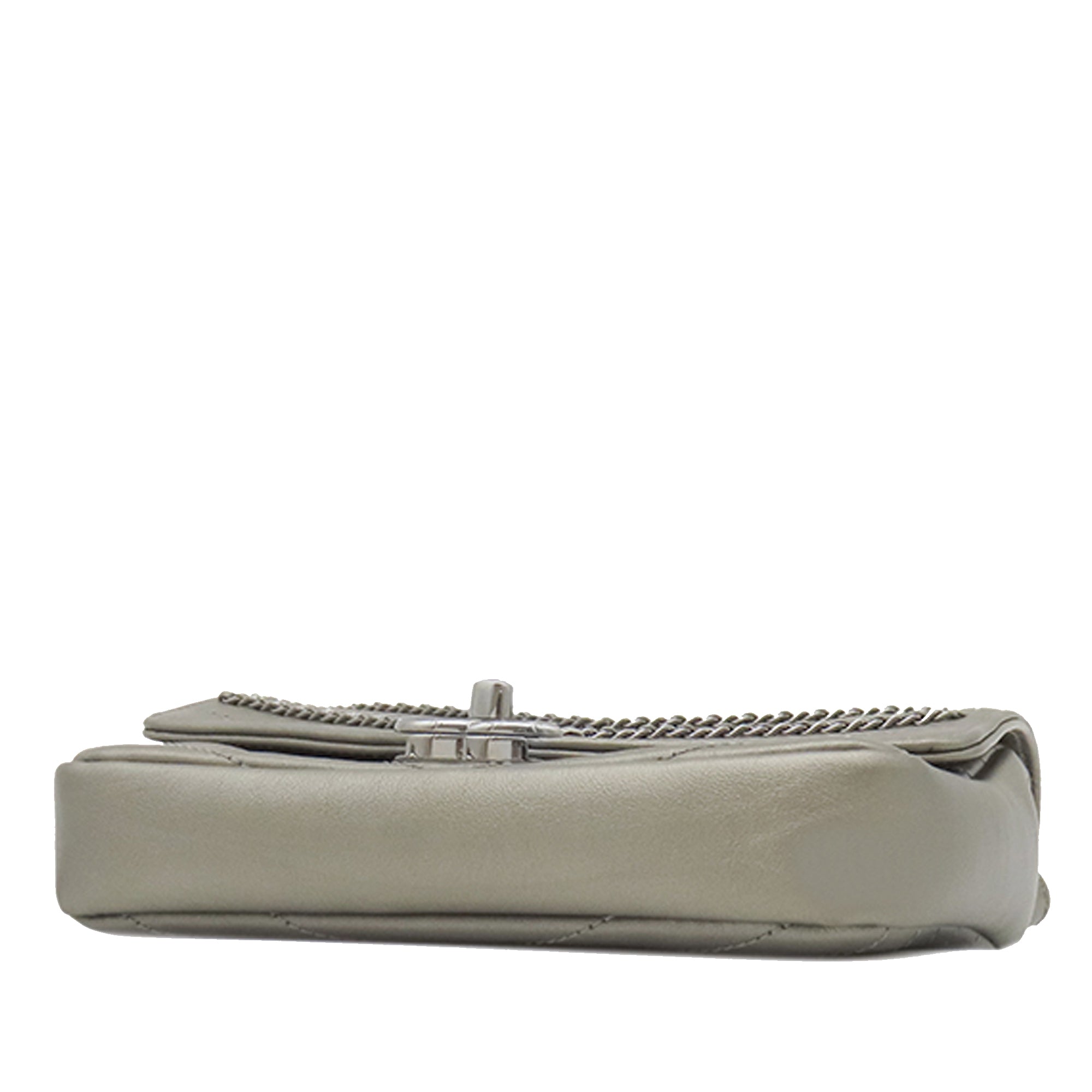 Chanel Small Chevron Calfskin Embellished Data Center Envelope Flap - image 3