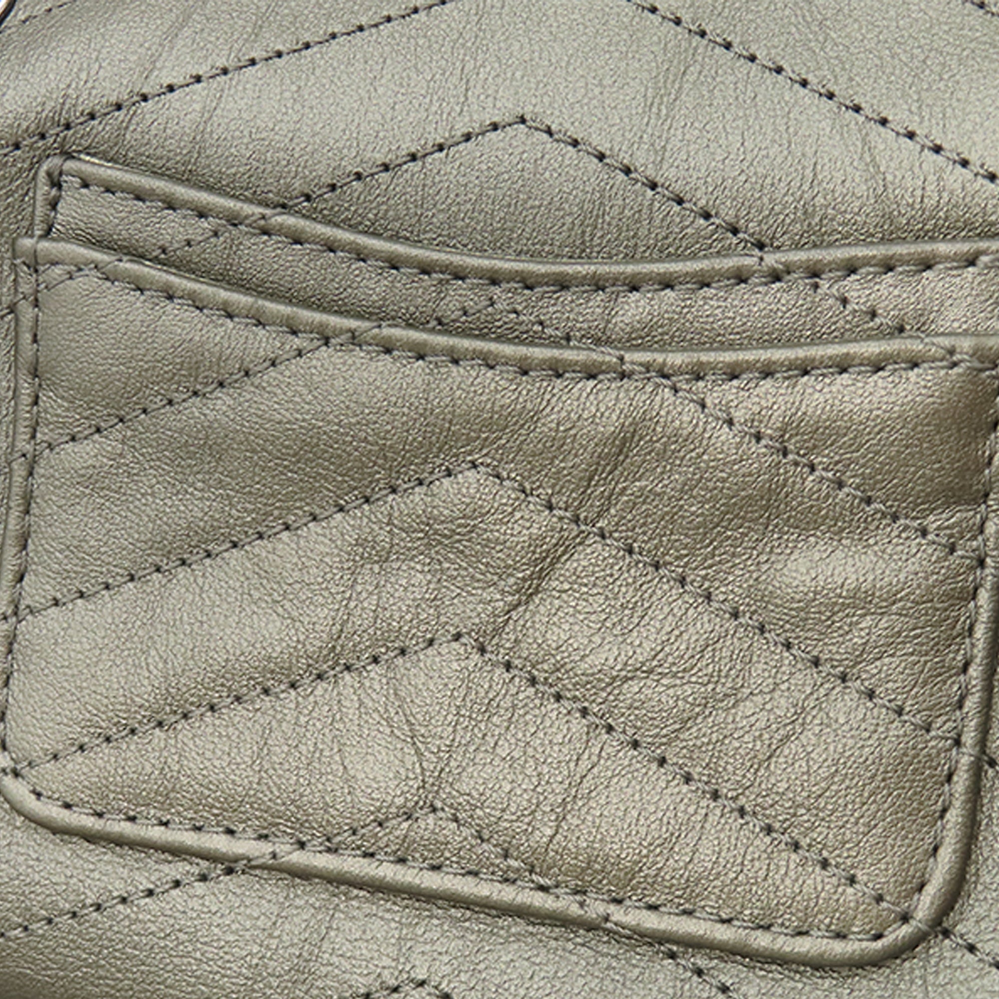 Chanel Small Chevron Calfskin Embellished Data Center Envelope Flap - image 7