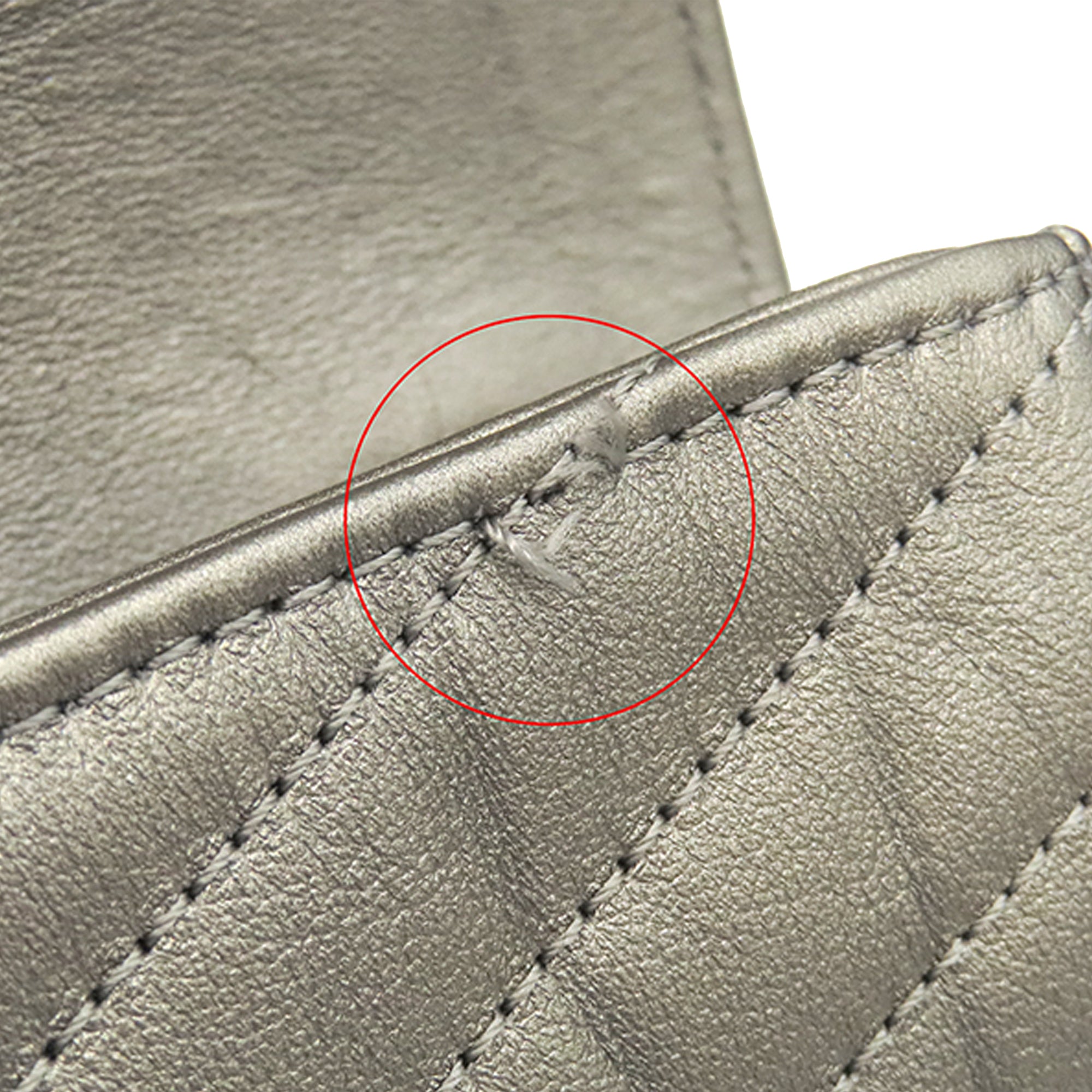 Chanel Small Chevron Calfskin Embellished Data Center Envelope Flap - image 8