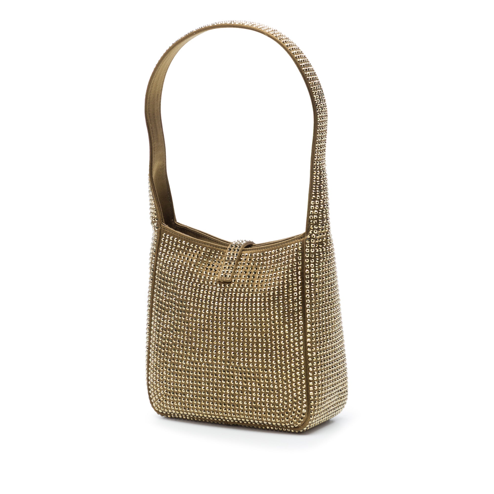 Saint Laurent Mini Studded Satin Supple Le 5 a 7 Handbag - image 2