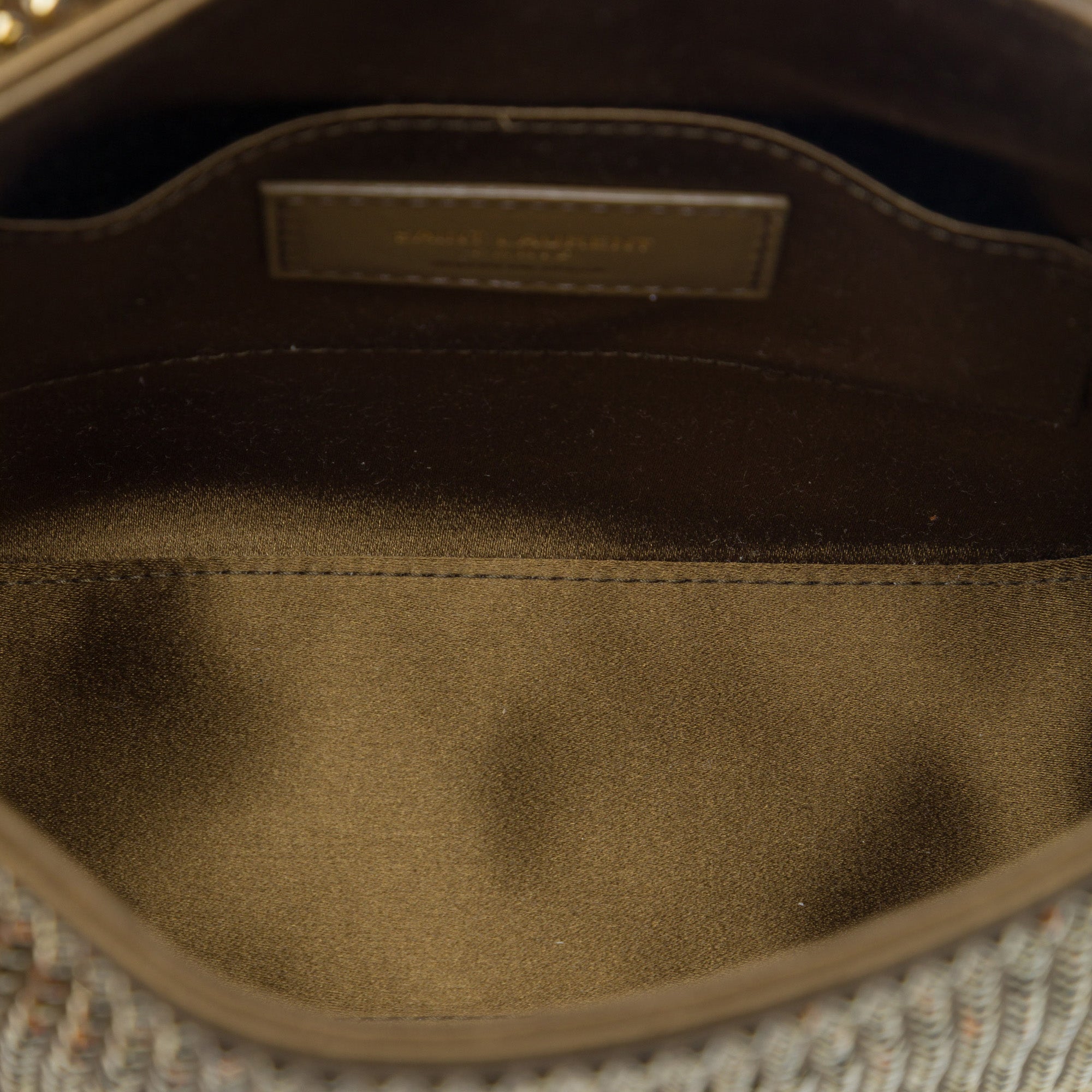 Saint Laurent Mini Studded Satin Supple Le 5 a 7 Handbag - image 4