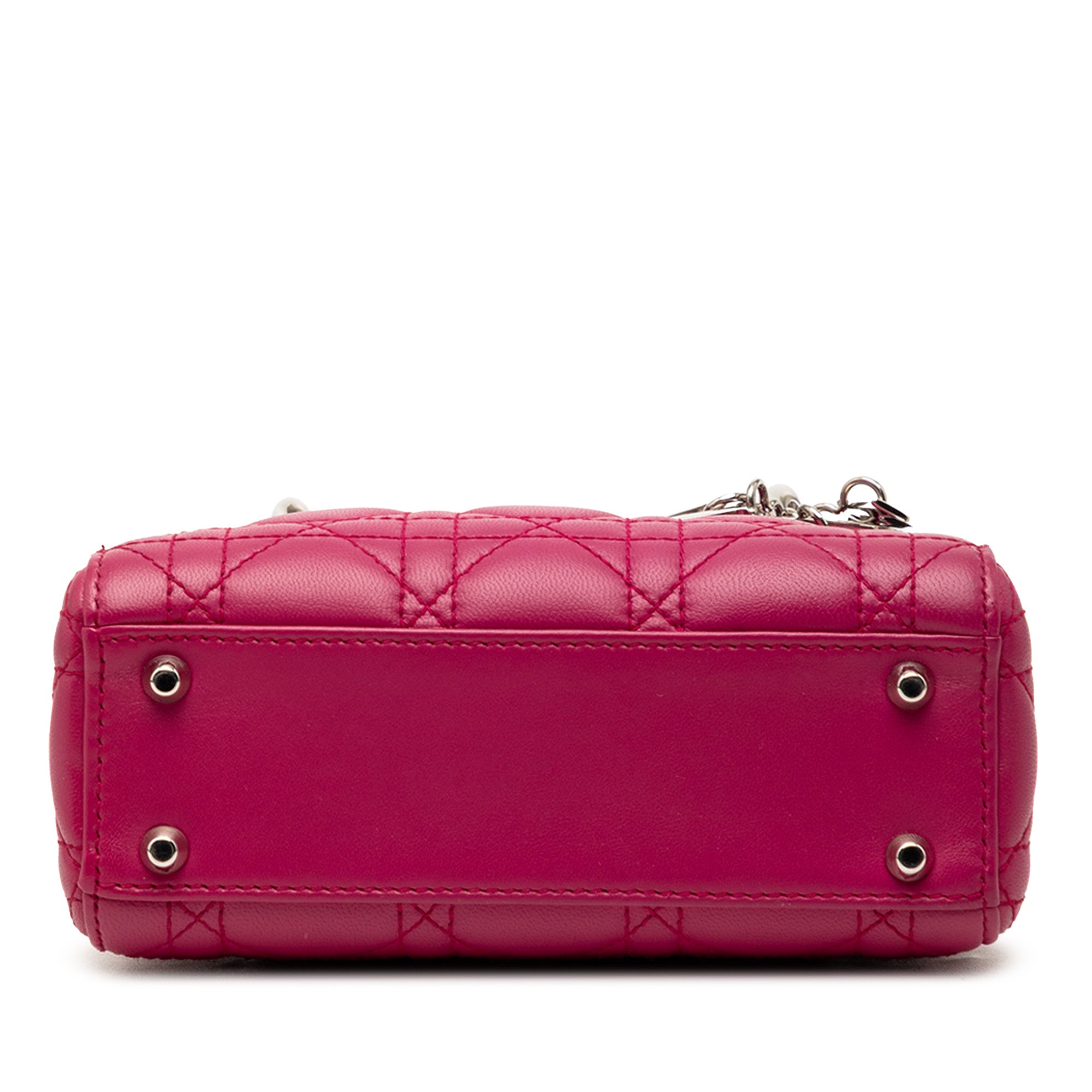Dior Mini Lambskin Cannage Lady Dior - image 3