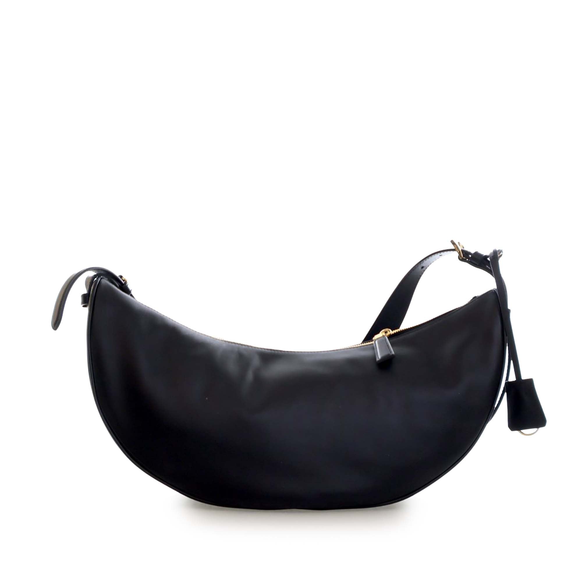 Prada Large Calfskin Demi Lune Shoulder Bag - image 4