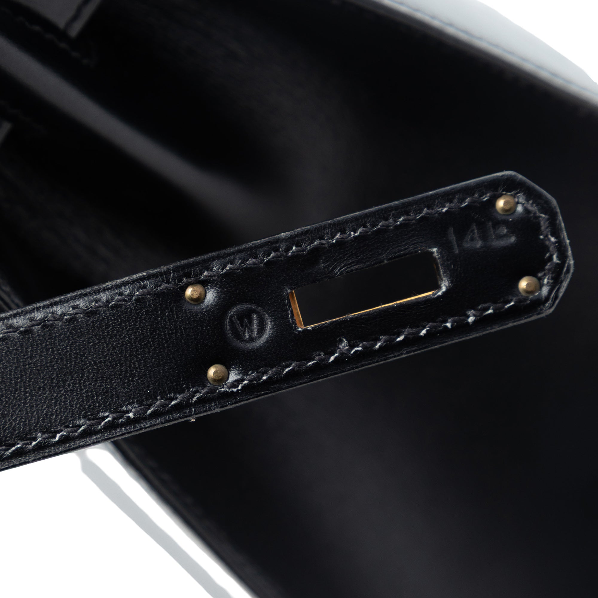 Hermès Box Calf Kelly Sellier 32 - image 6