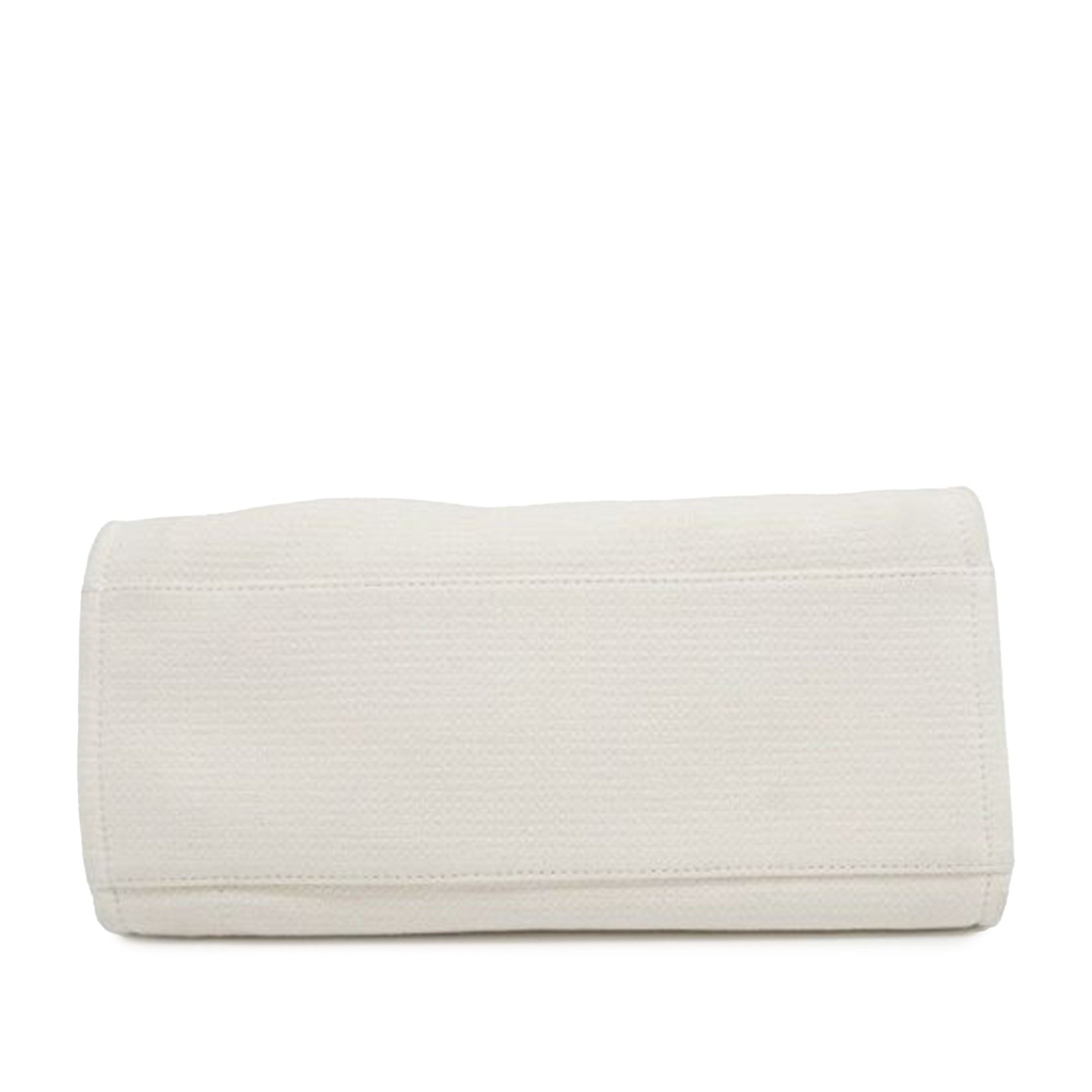 Chanel Medium Canvas Square Stitch Deauville Tote - image 3
