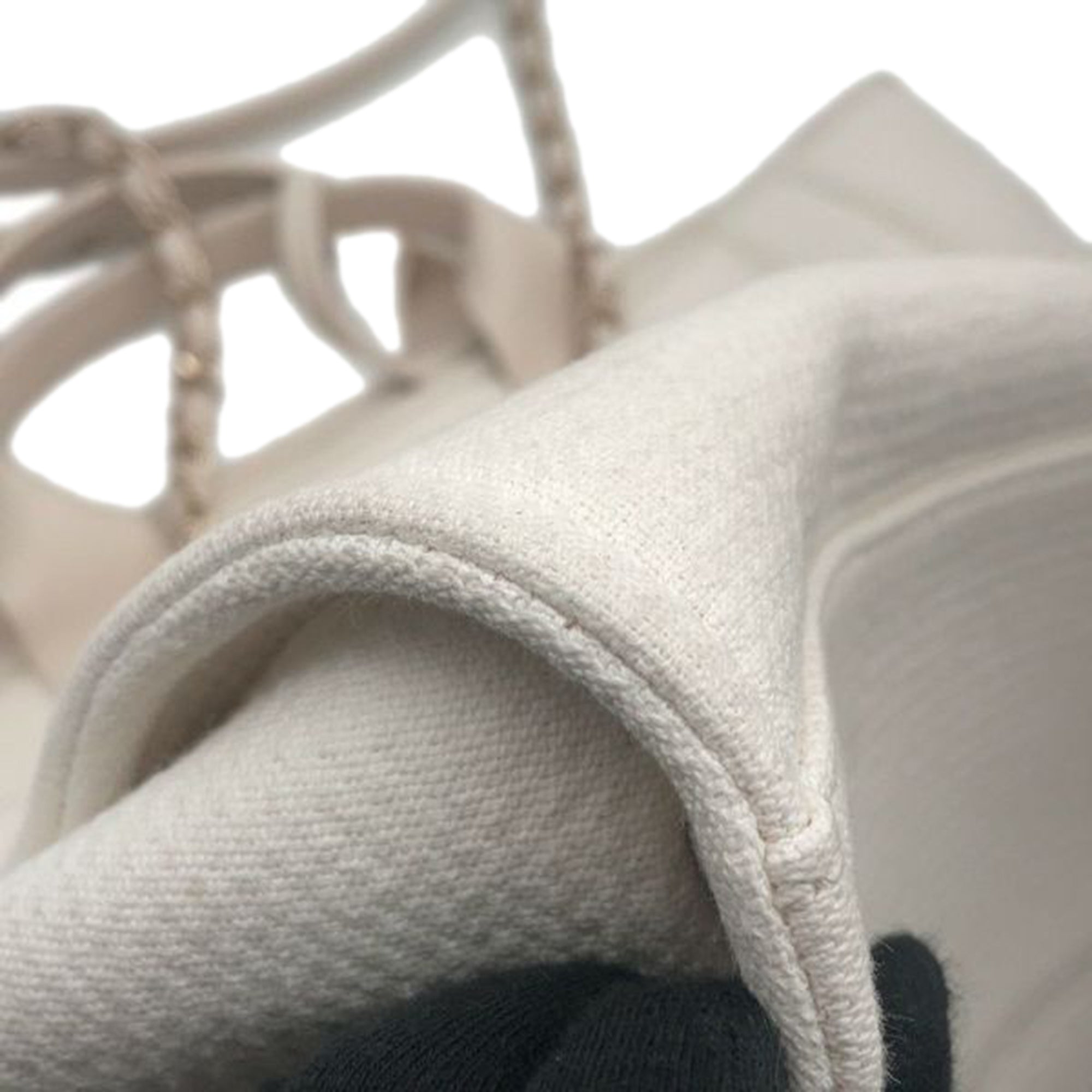 Chanel Medium Canvas Square Stitch Deauville Tote - image 7