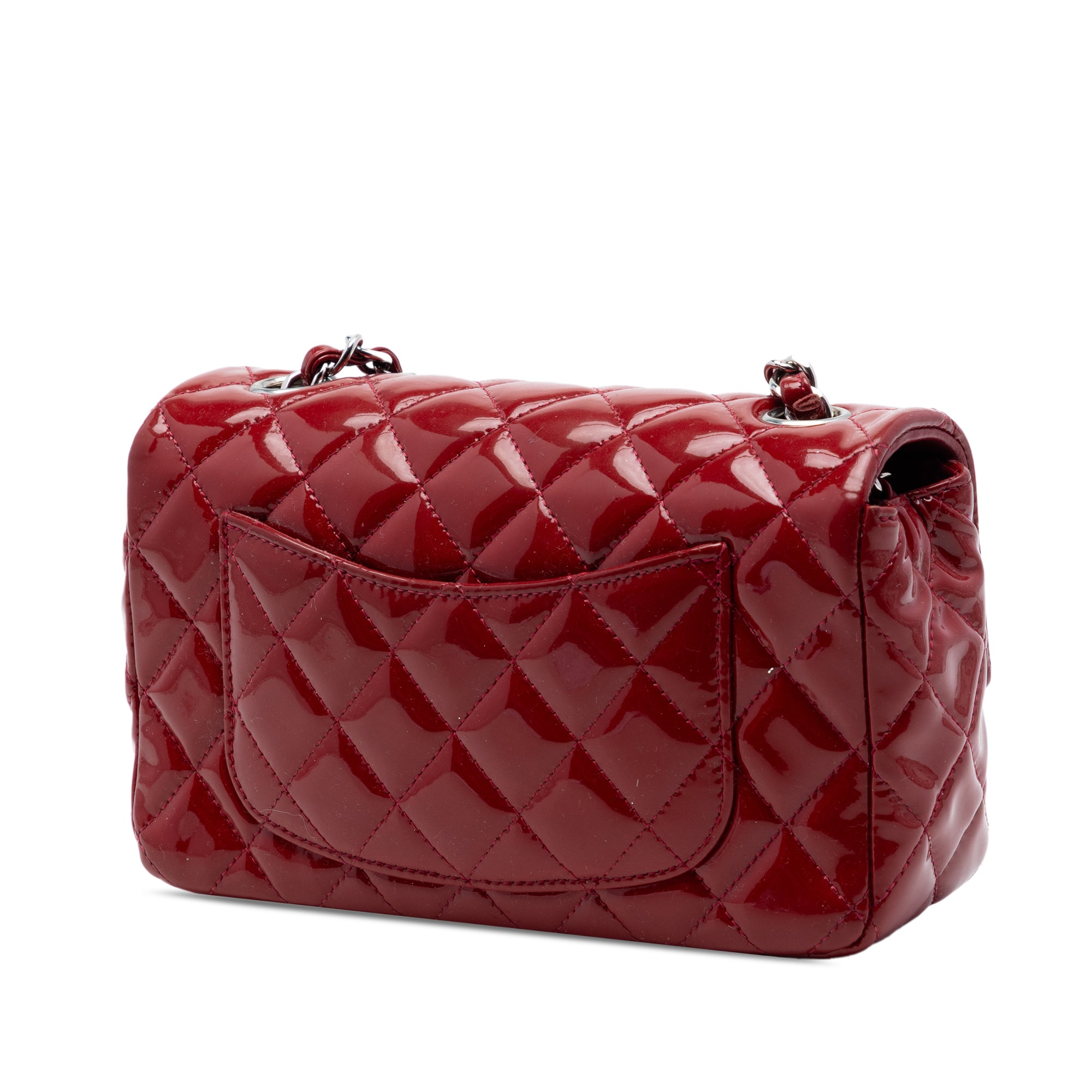 Chanel Mini Rectangular Classic Patent Single Flap - image 2